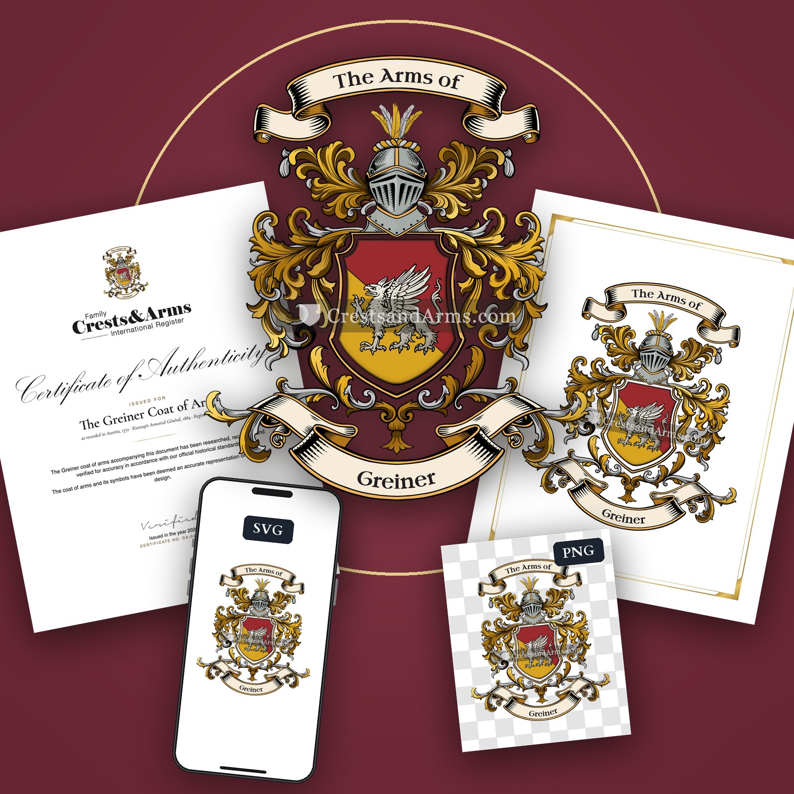 The Greiner coat of arms