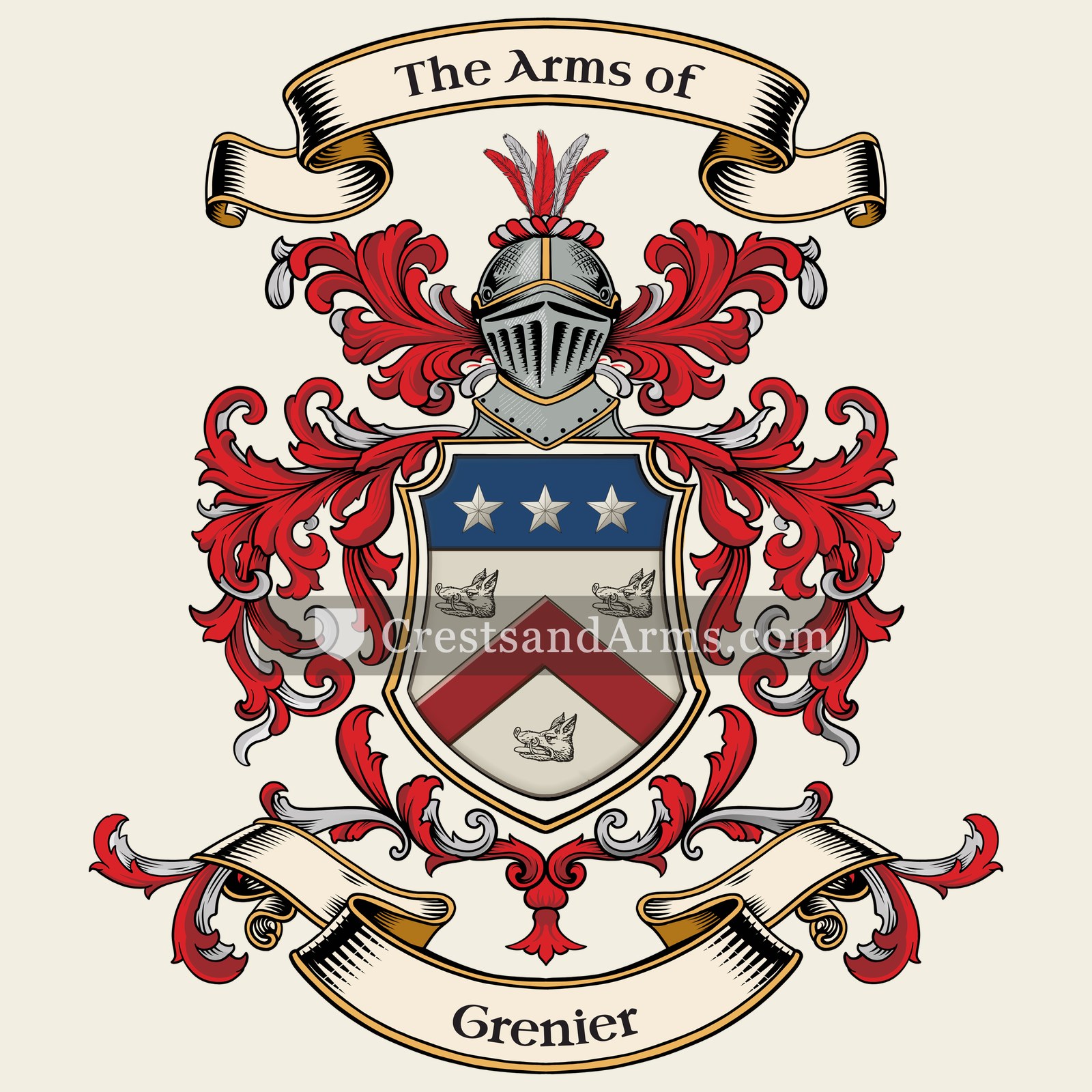 The Grenier coat of arms