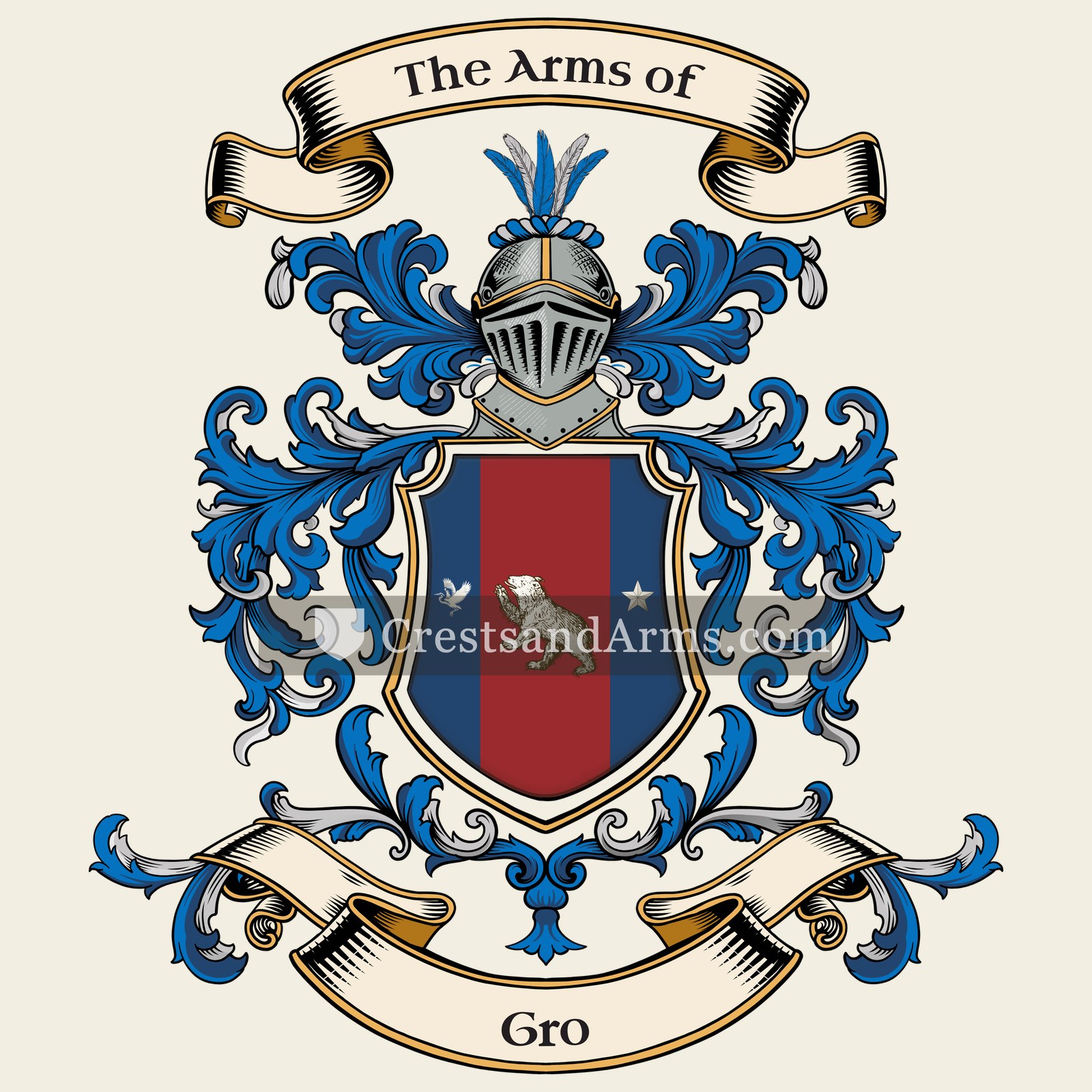 The Gro coat of arms
