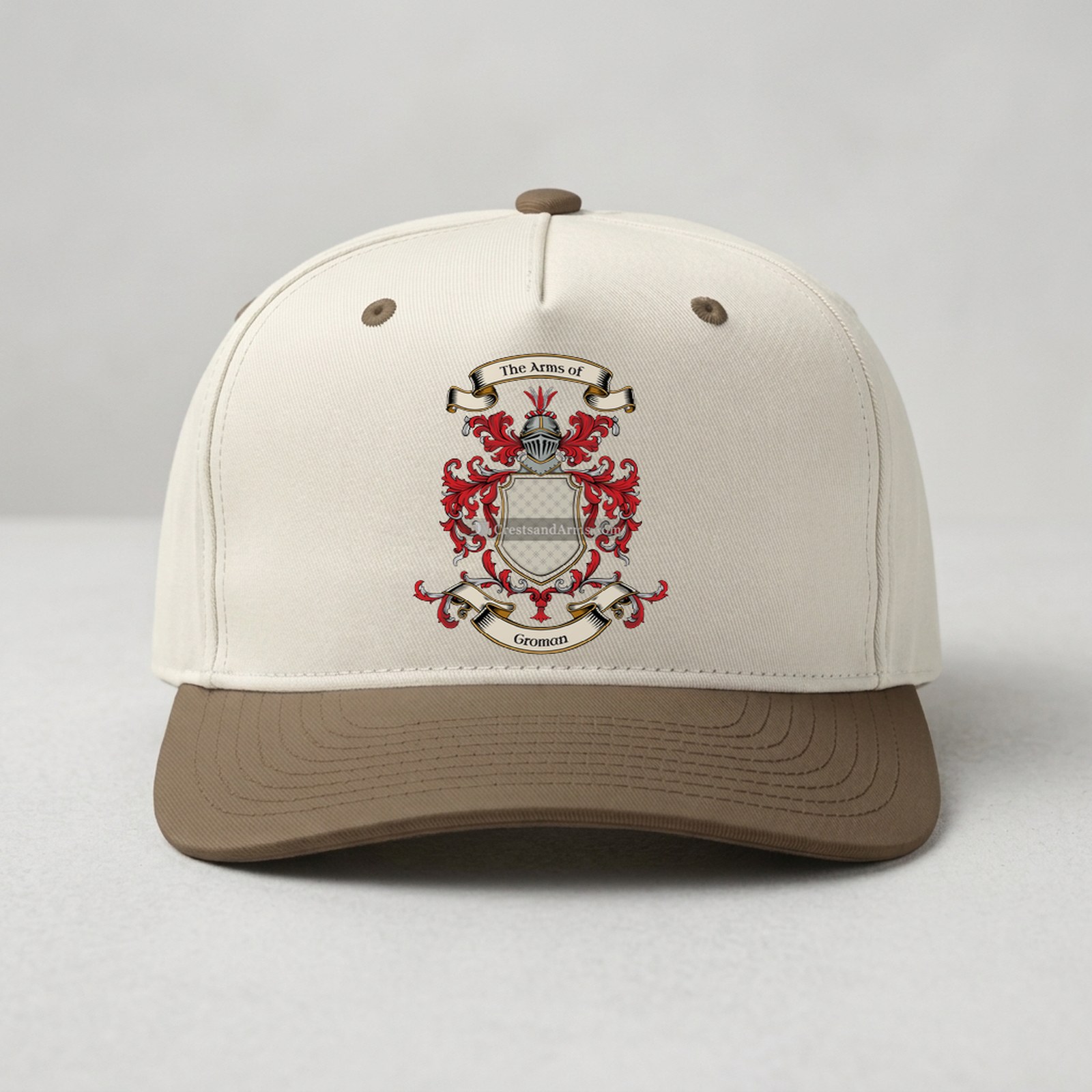 The Groman arms on the family cap - unisex