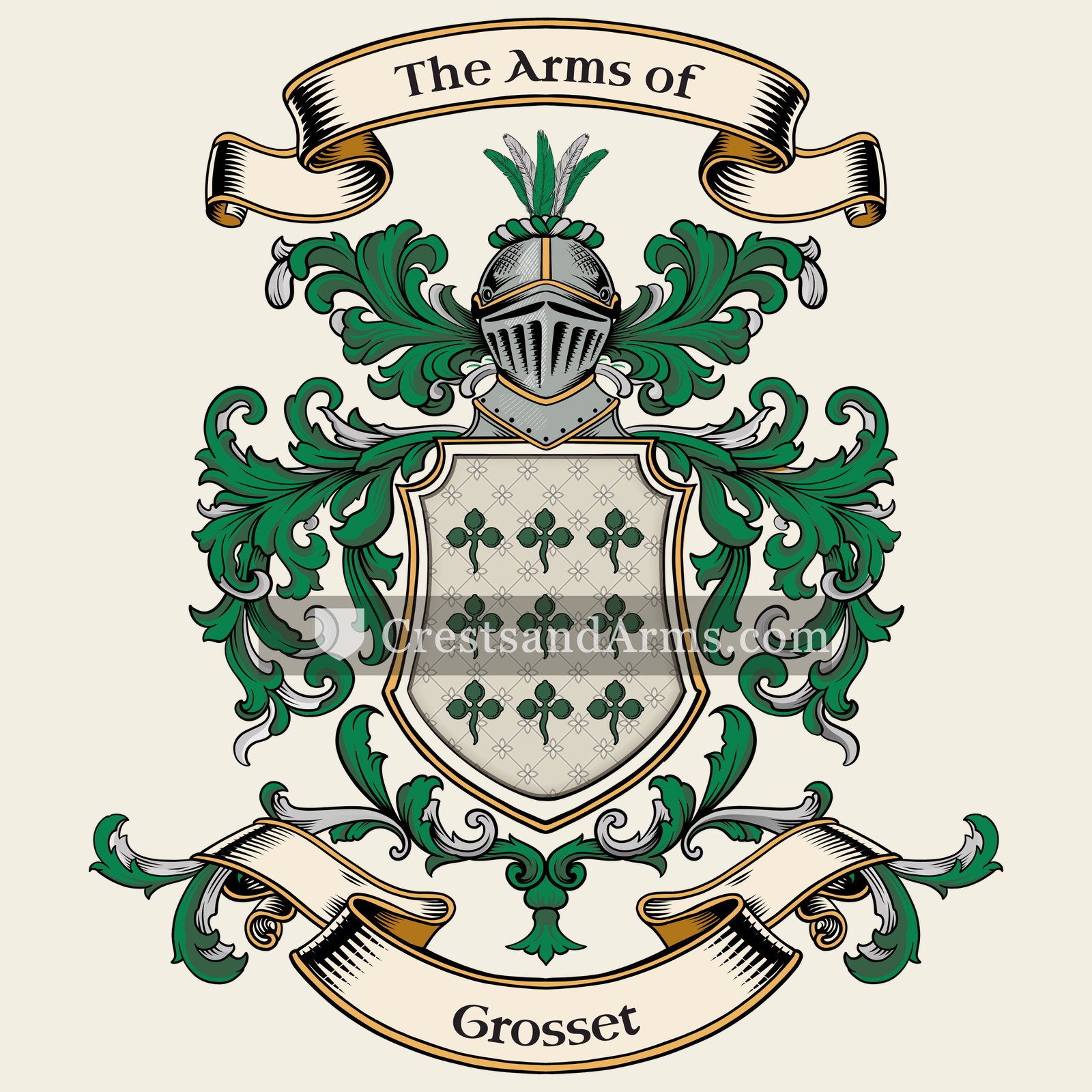 The Grosset coat of arms