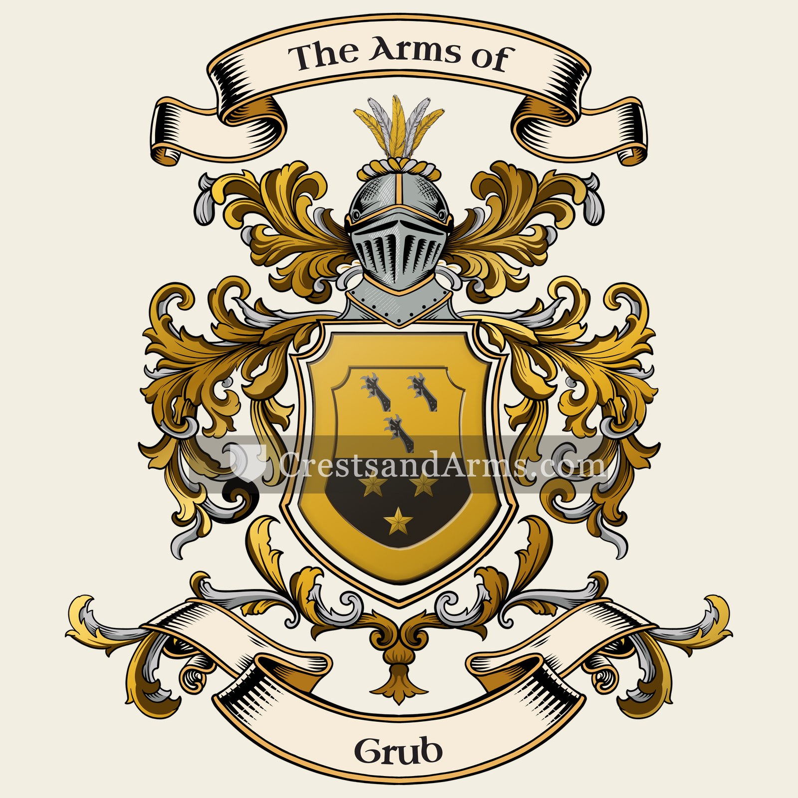 The Grub coat of arms