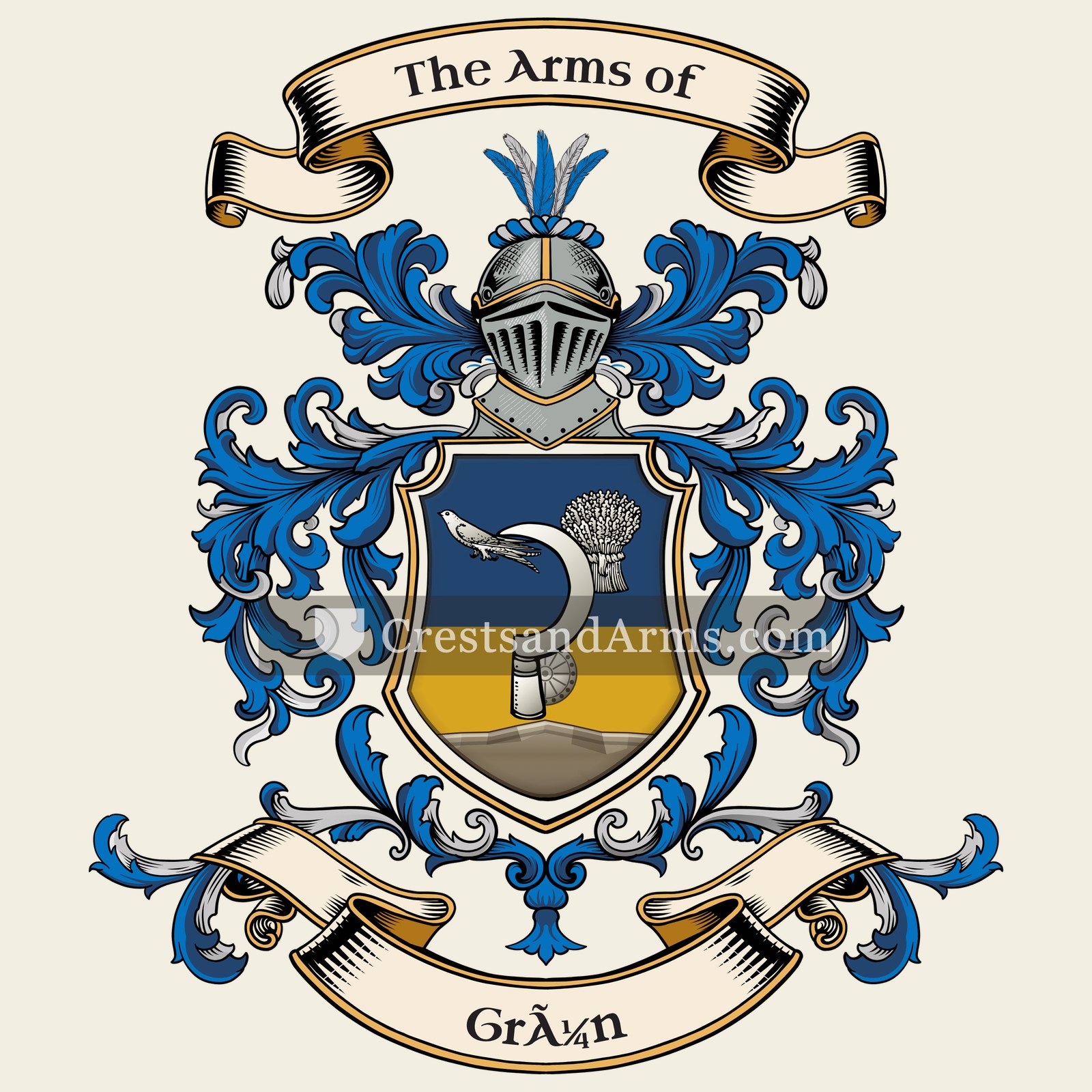 The Grün coat of arms