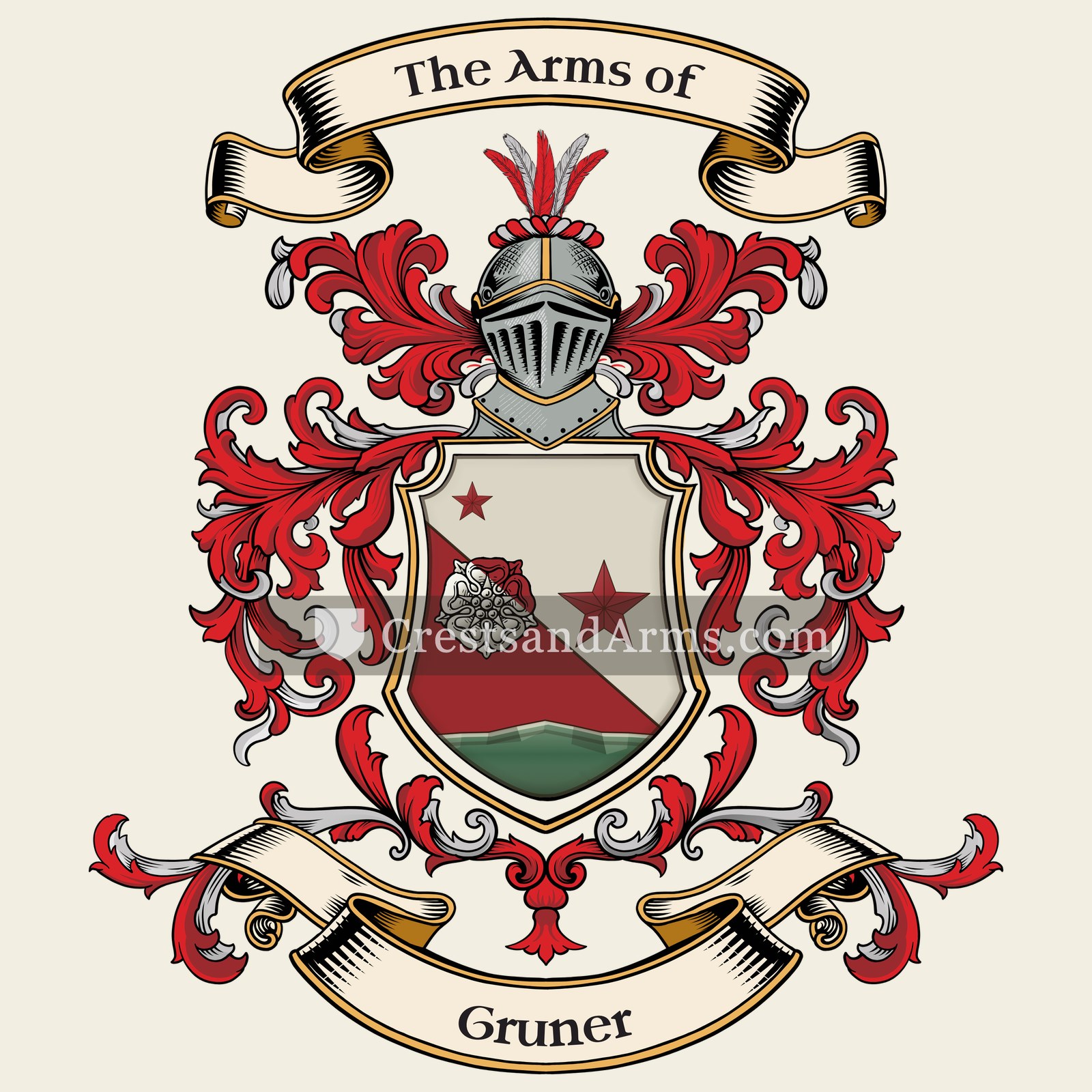 The Gruner coat of arms
