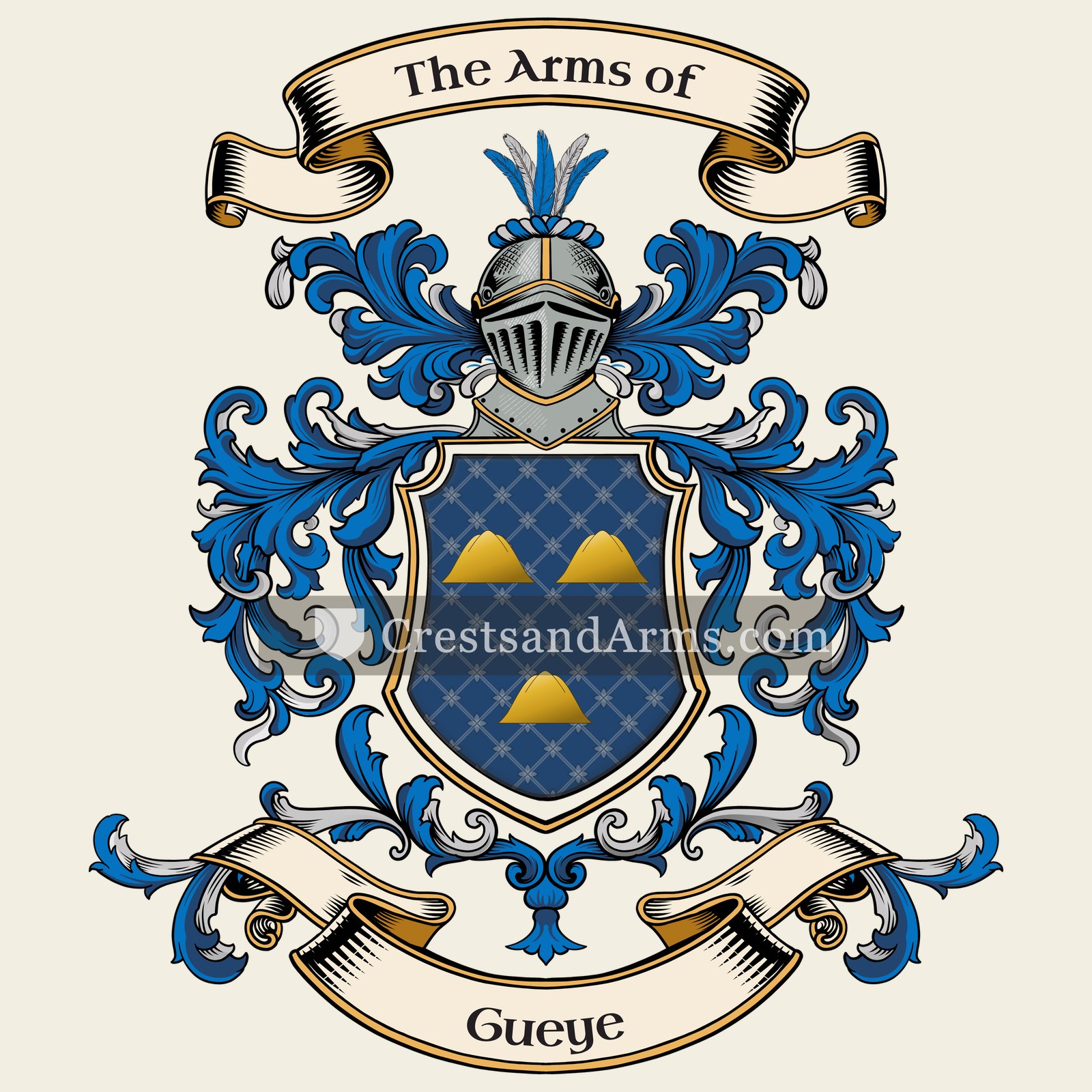 The Gueye coat of arms