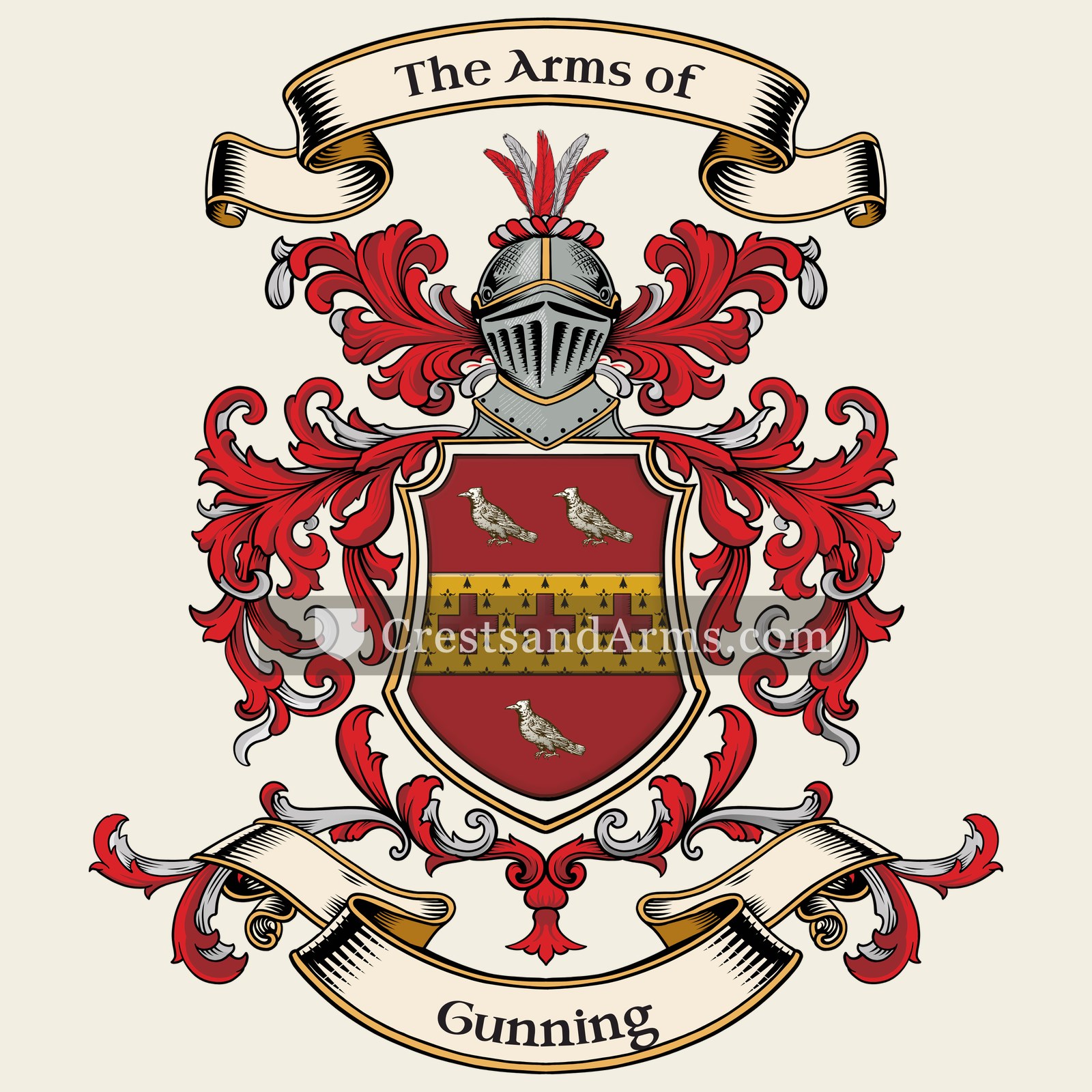 The Gunning coat of arms