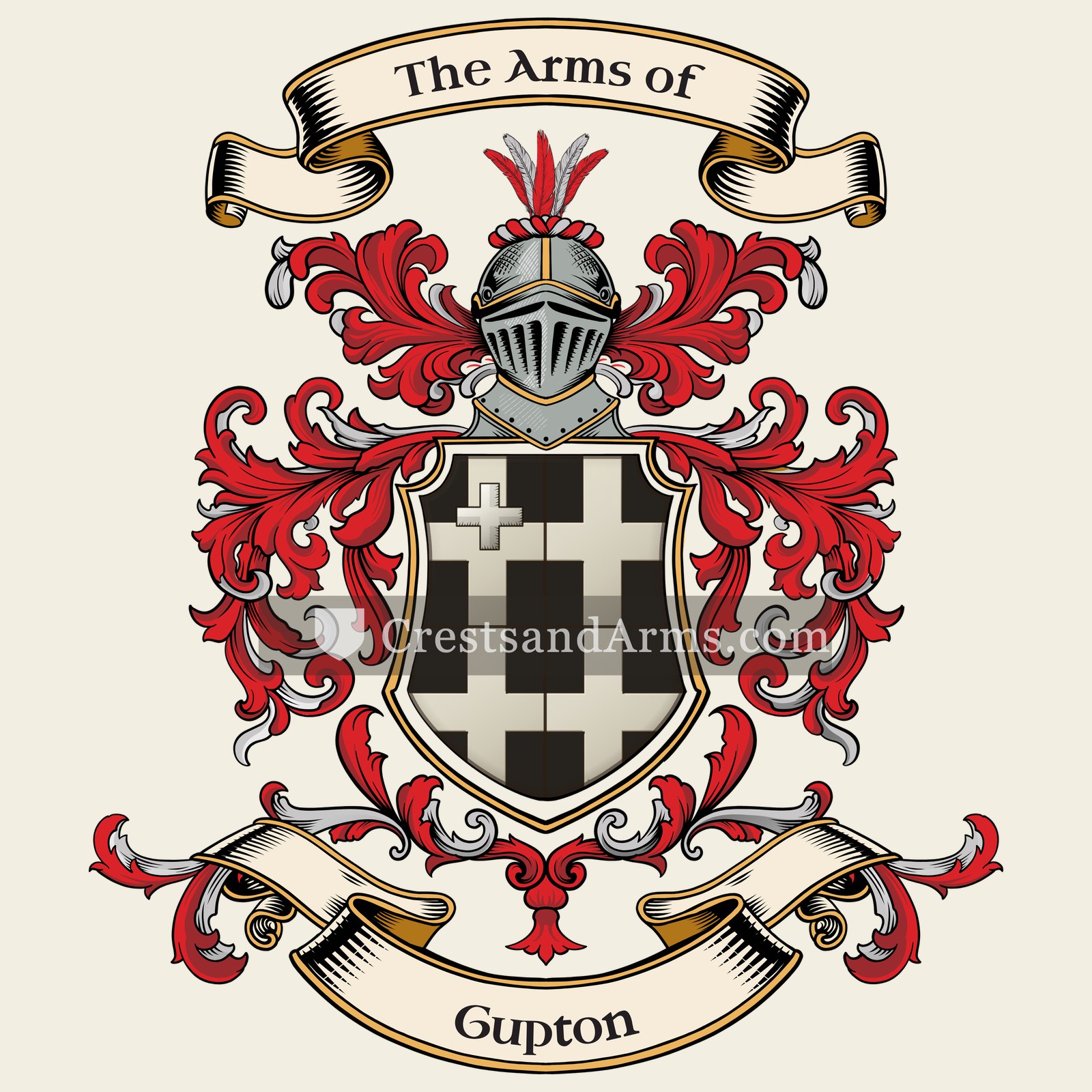 The Gupton coat of arms