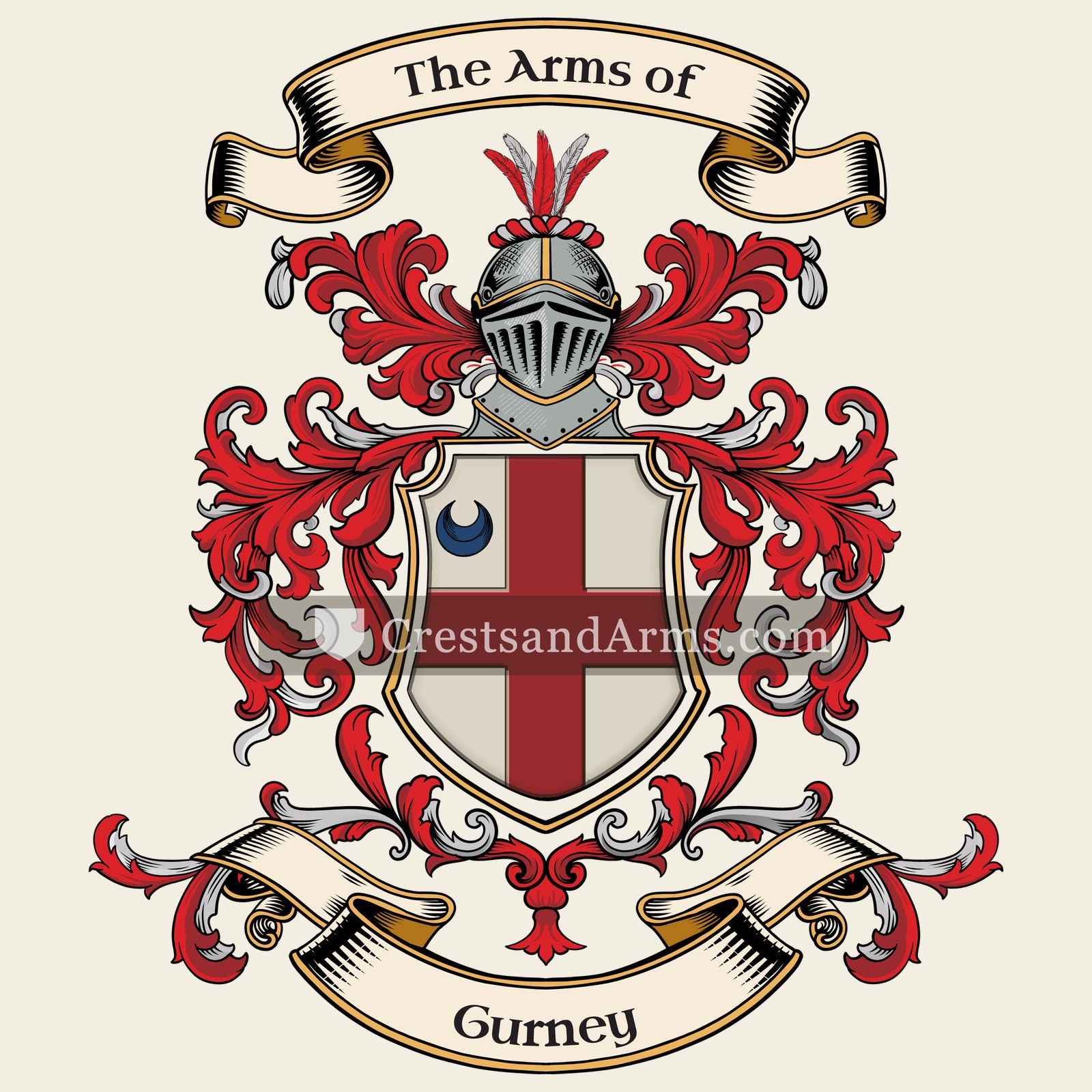 The Gurney coat of arms