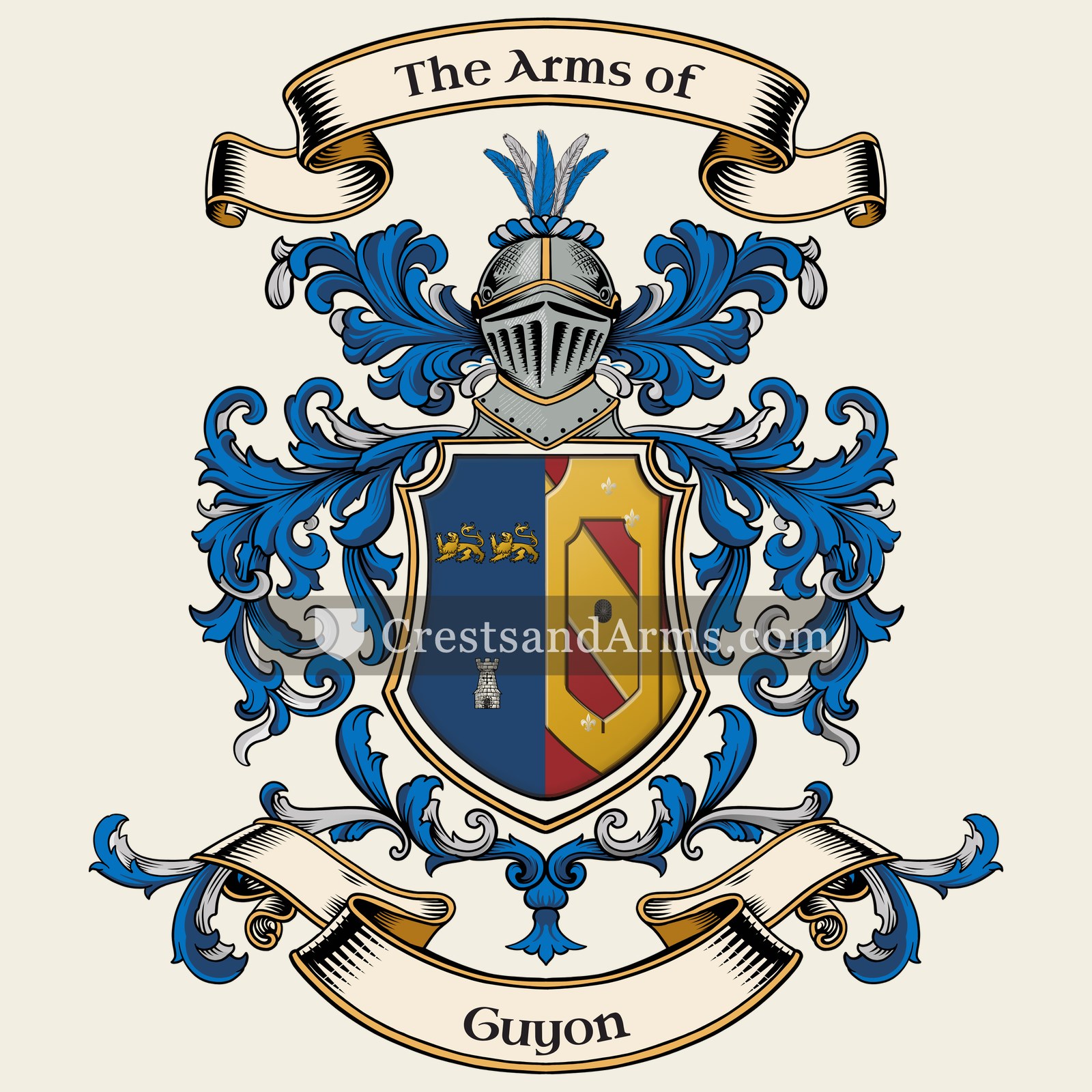 The Guyon coat of arms