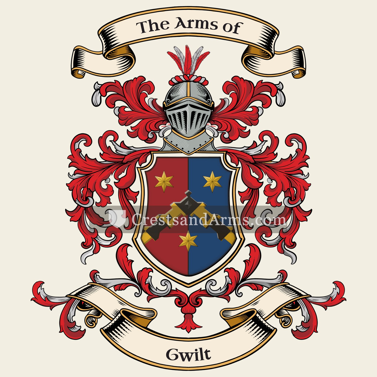 The Gwilt coat of arms