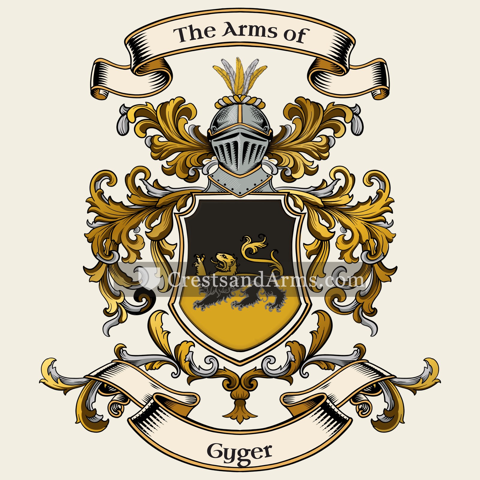 The Gyger coat of arms