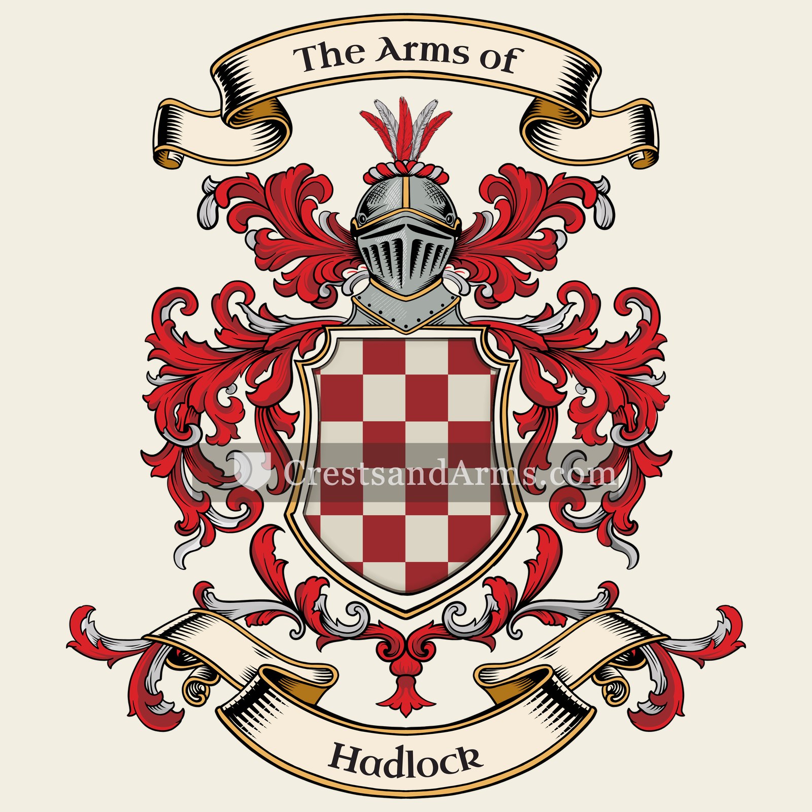 The Hadlock coat of arms