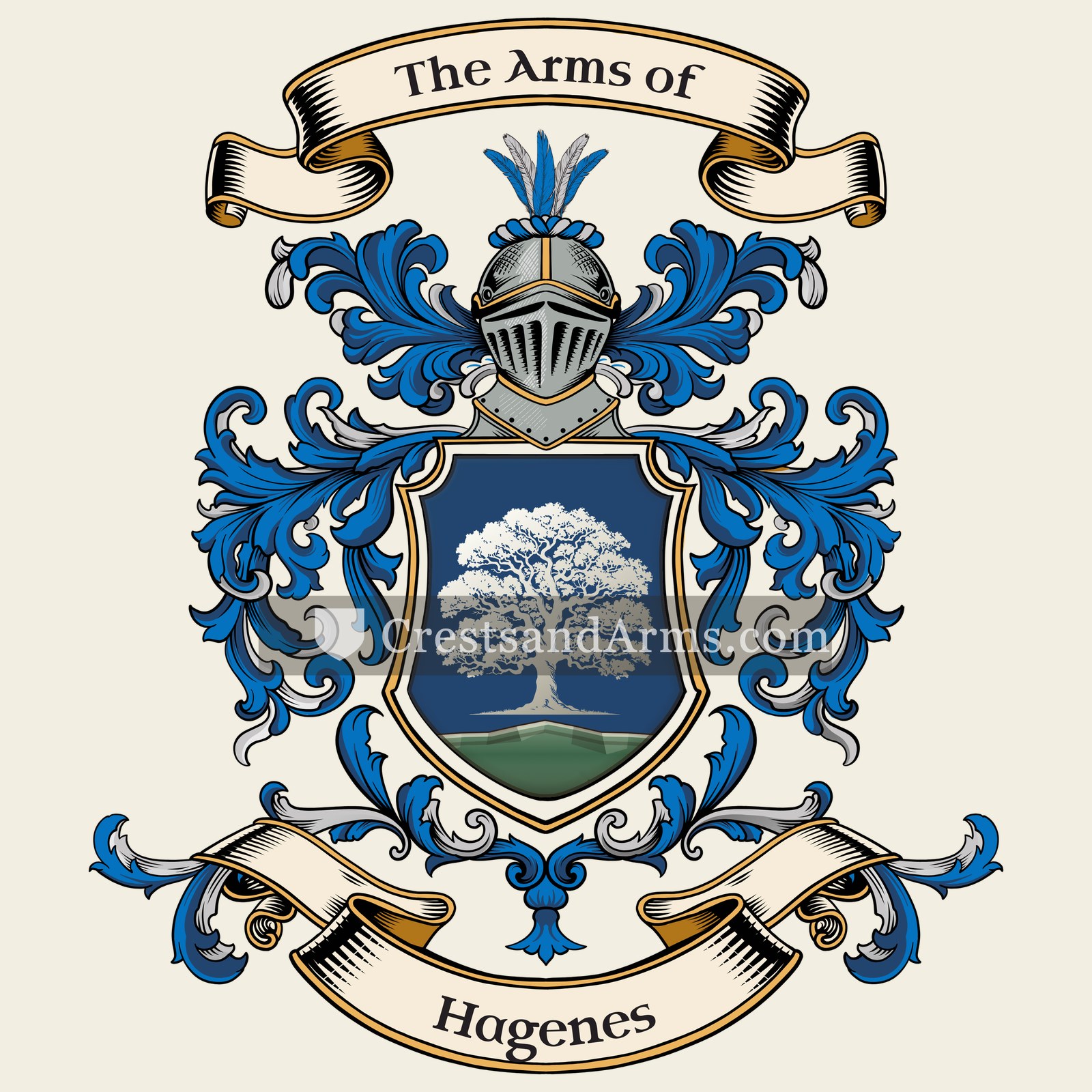 The Hagenes coat of arms