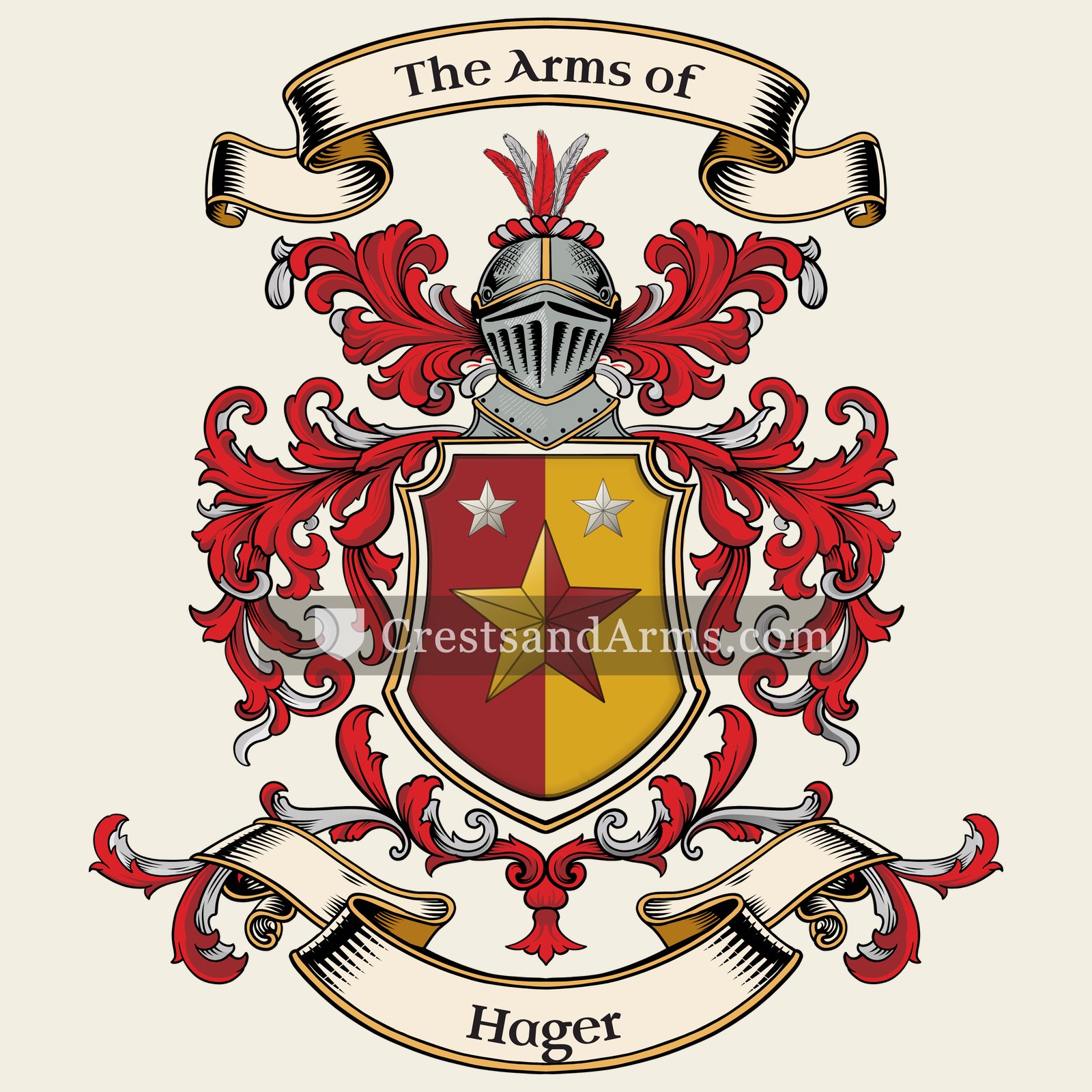 The Hager coat of arms