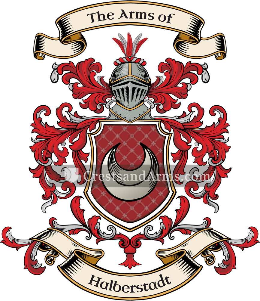 The Halberstadt coat of arms, drawn from the recorded blazon