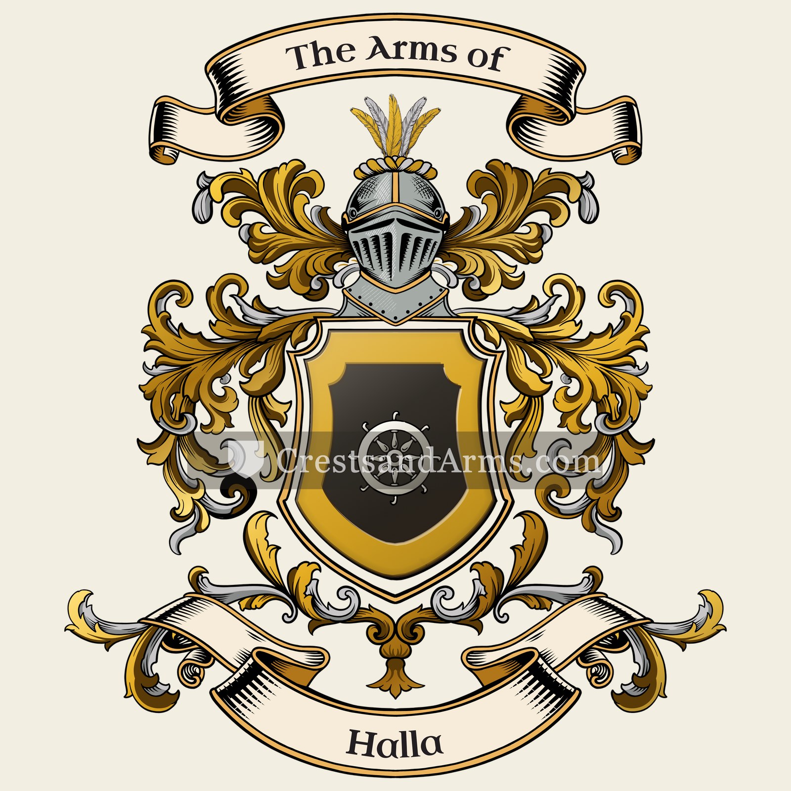 The Halla coat of arms