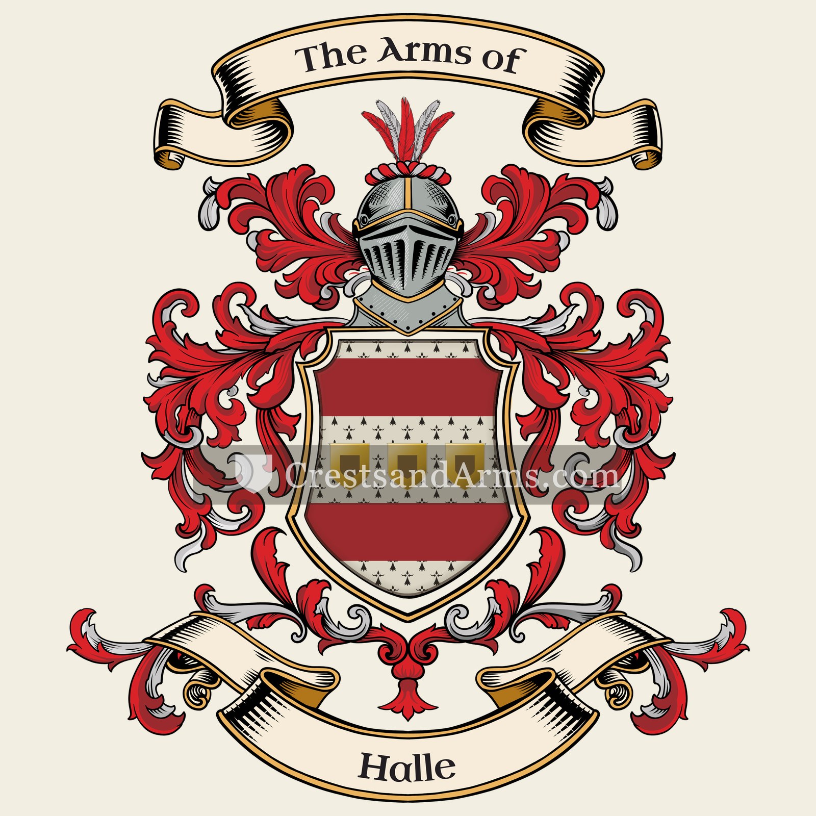 The Halle coat of arms
