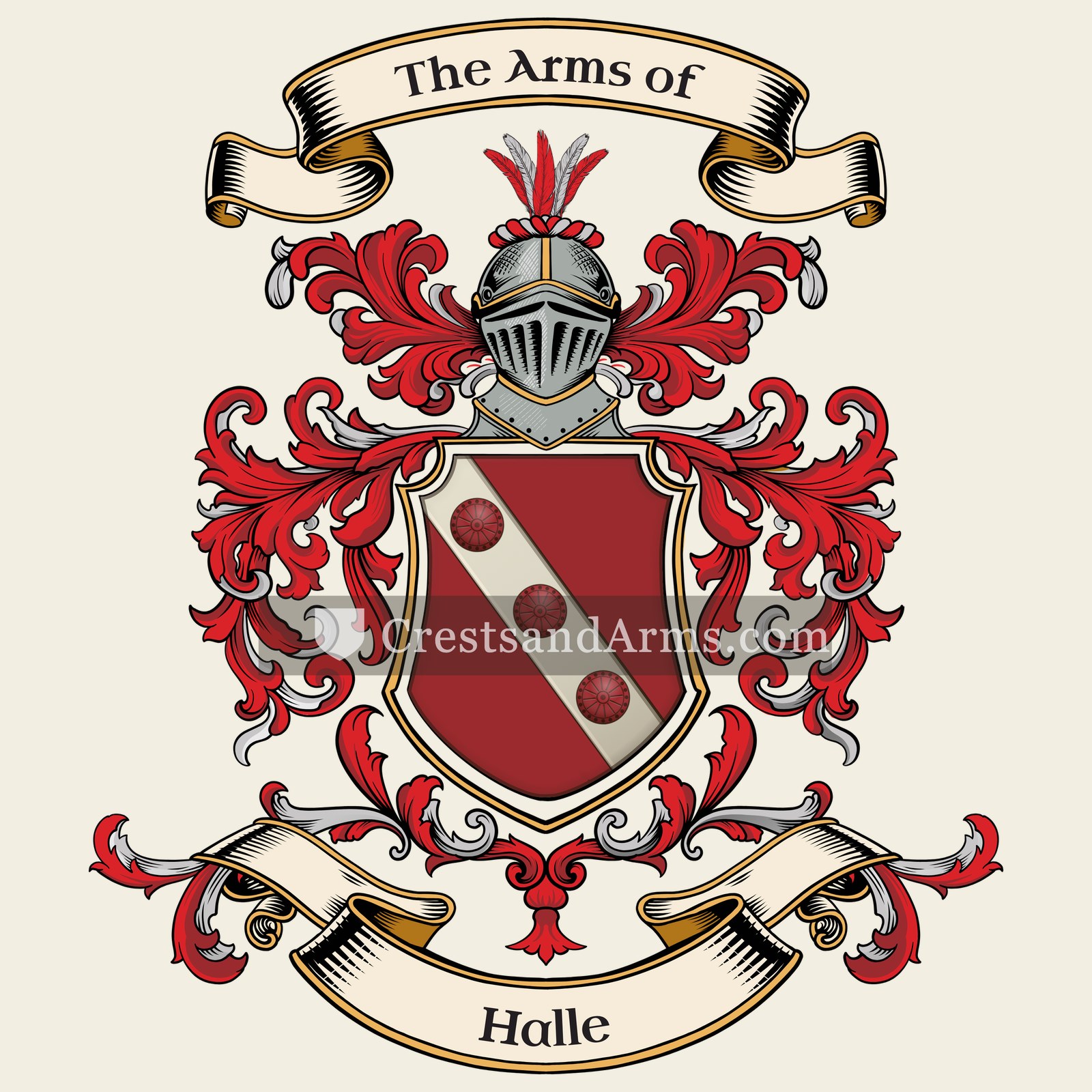 The Halle coat of arms