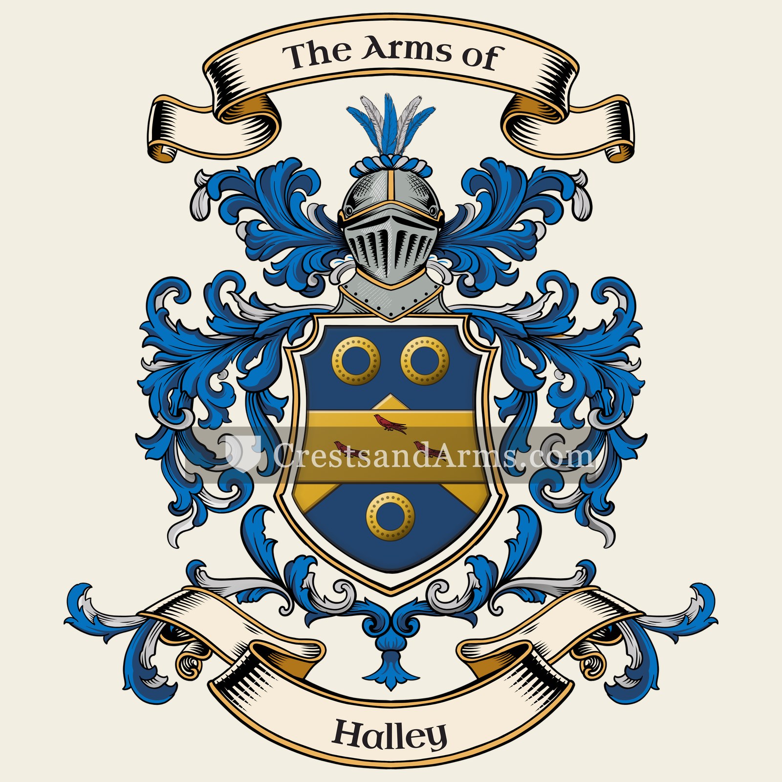 The Halley coat of arms