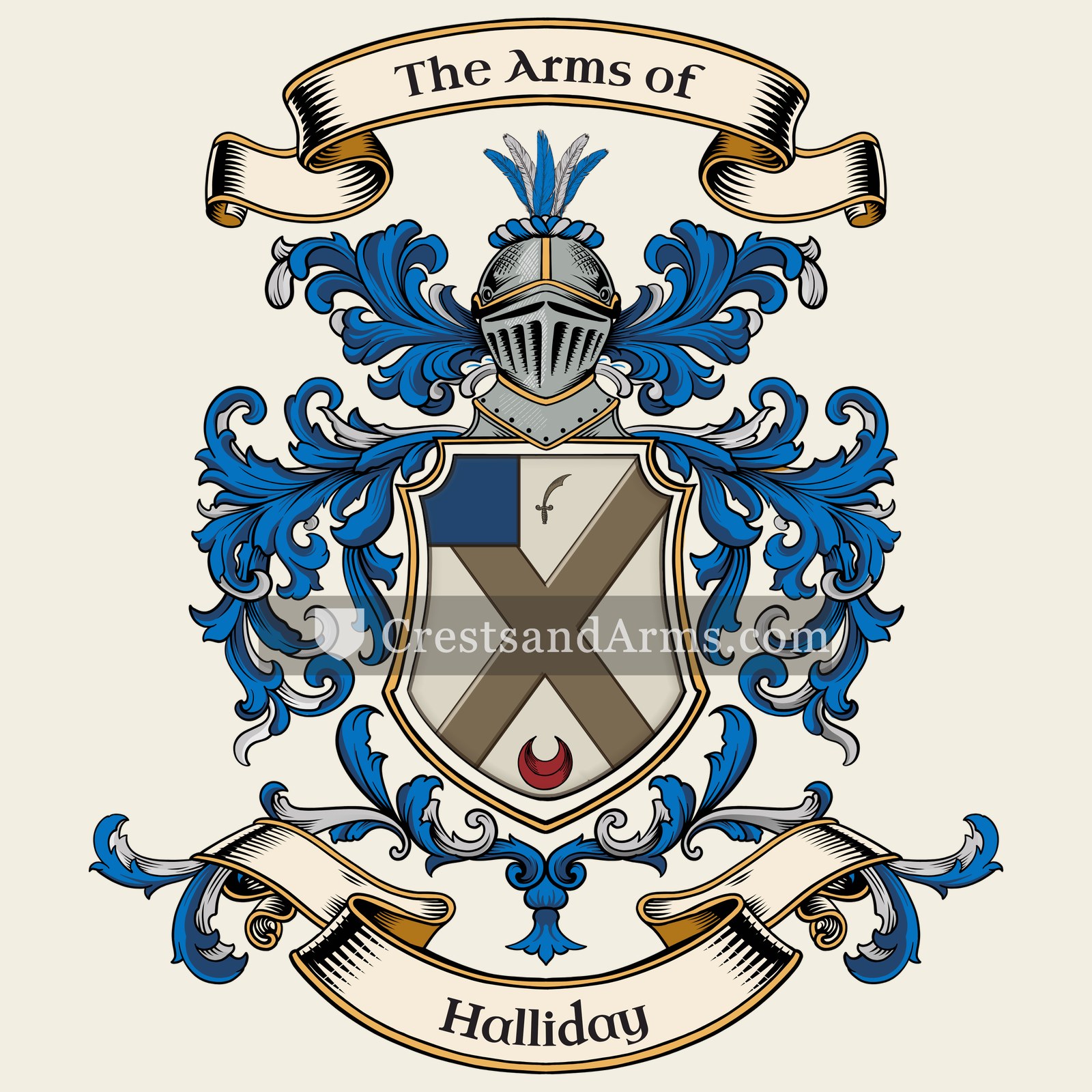 The Halliday coat of arms