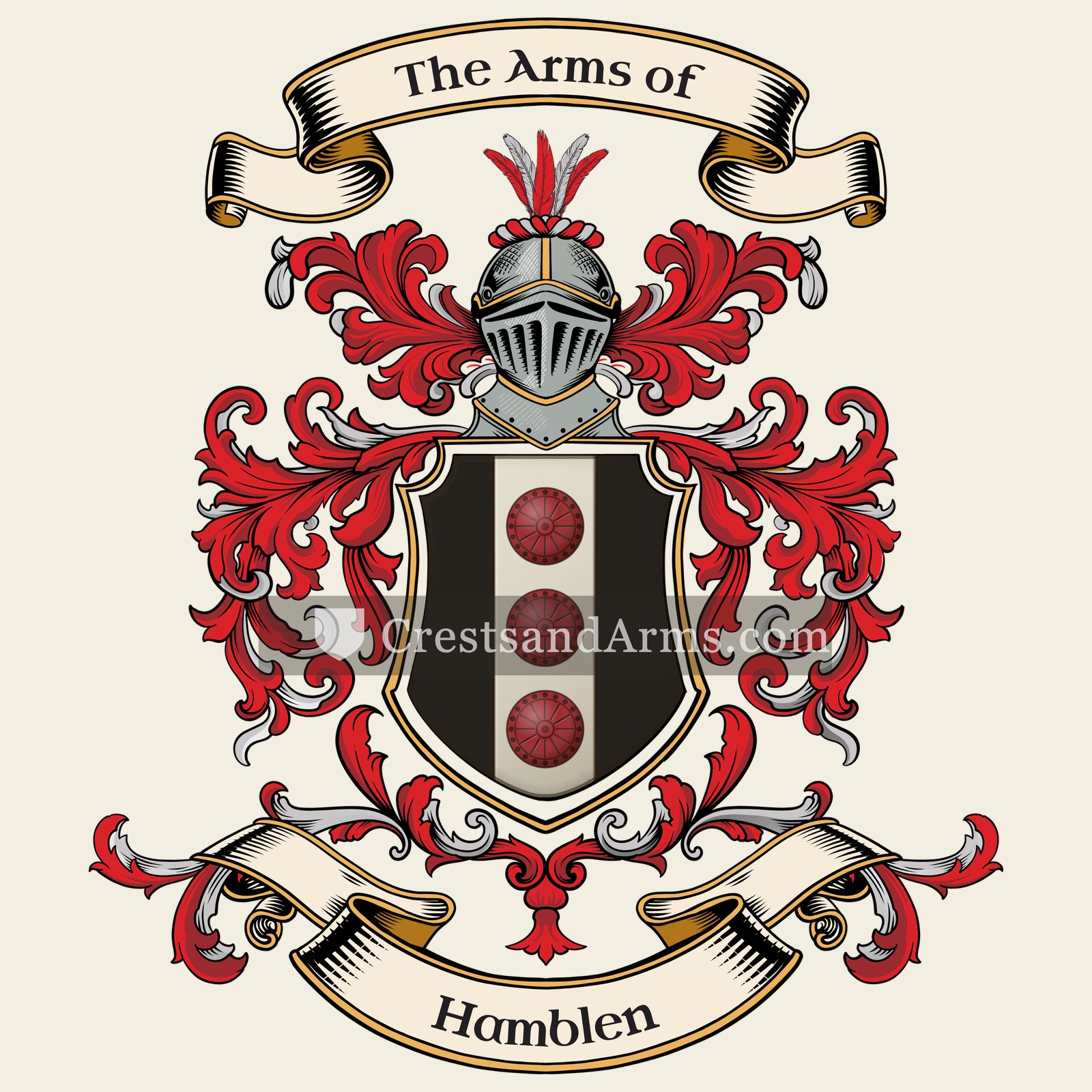 The Hamblen coat of arms