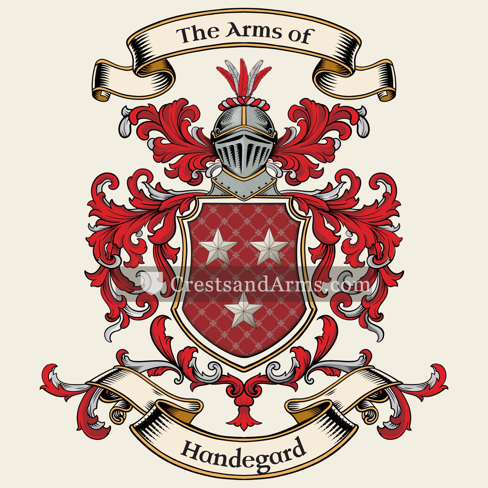 The Handegard coat of arms
