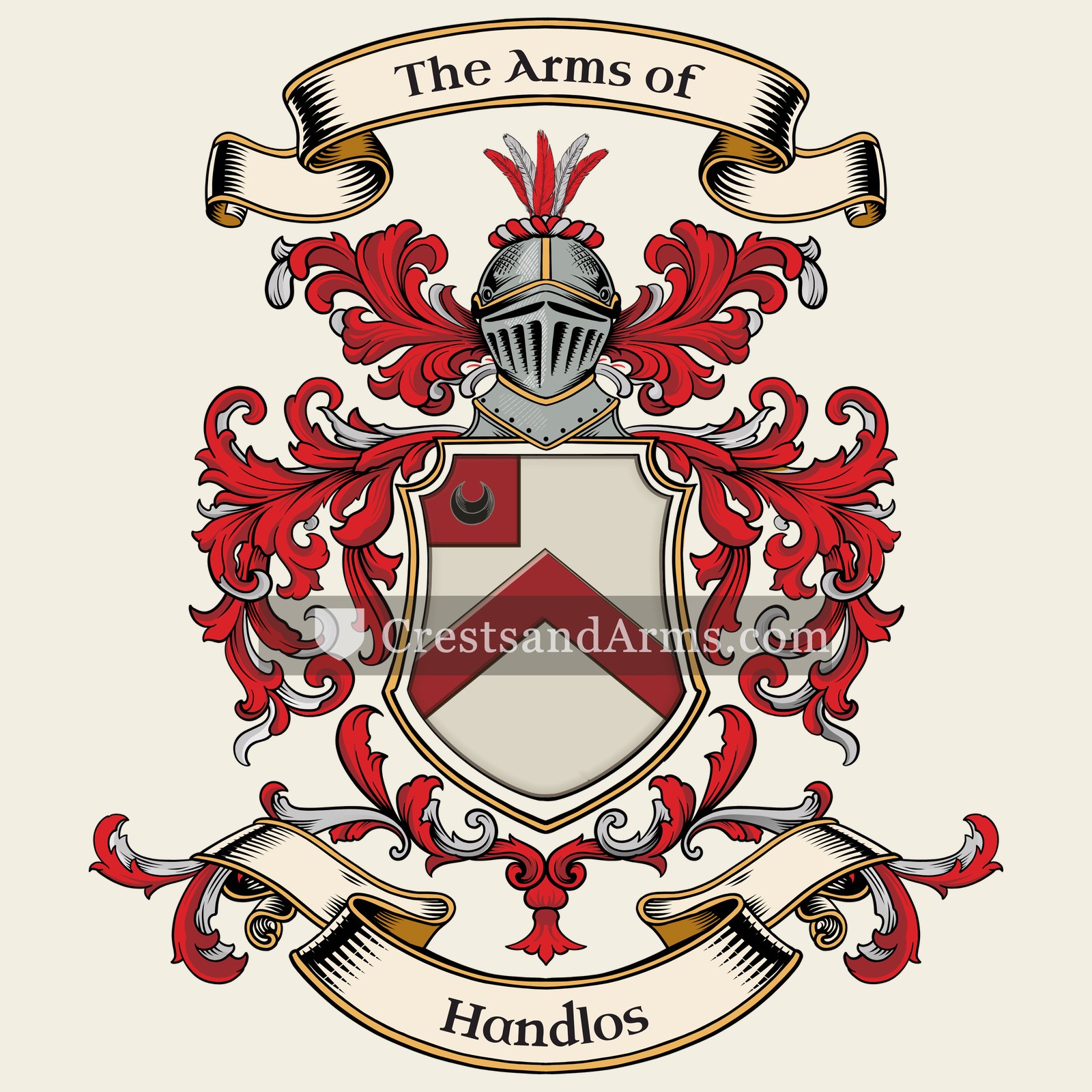 The Handlos coat of arms