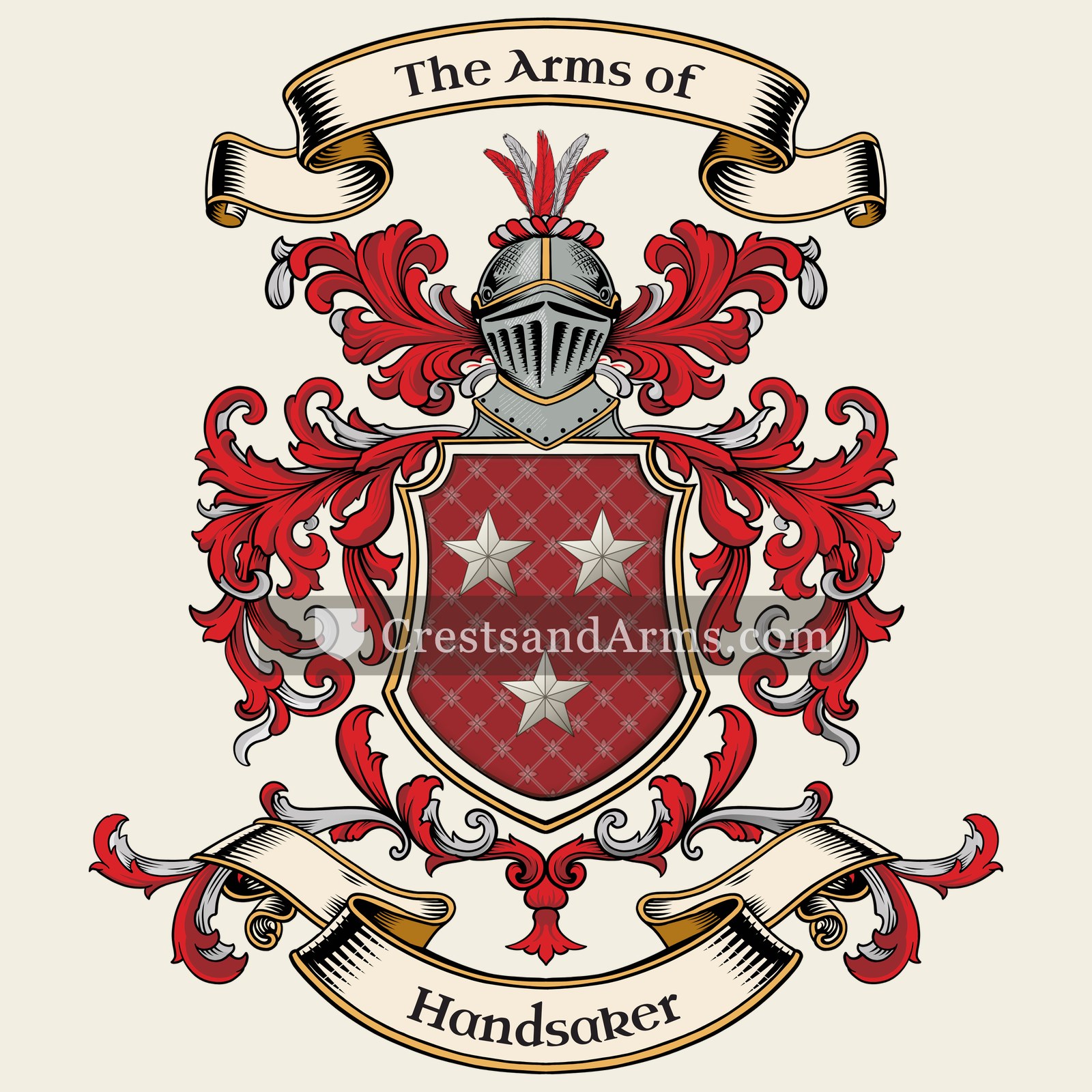 The Handsaker coat of arms