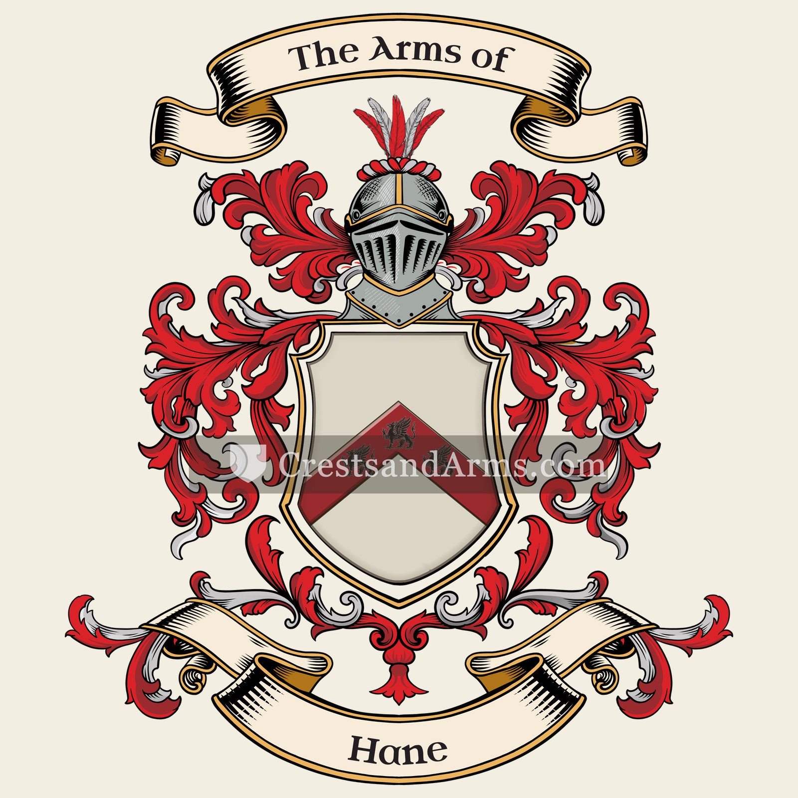 The Hane coat of arms