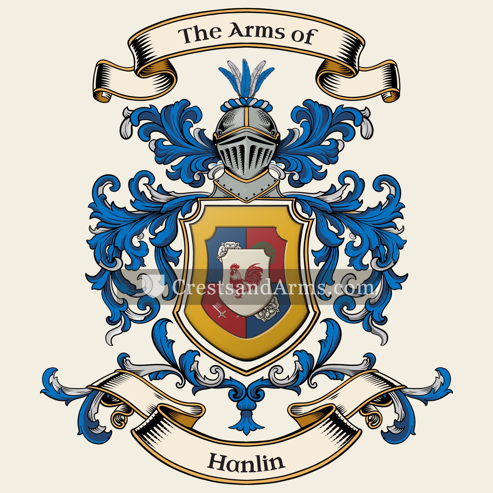 The Hanlin coat of arms