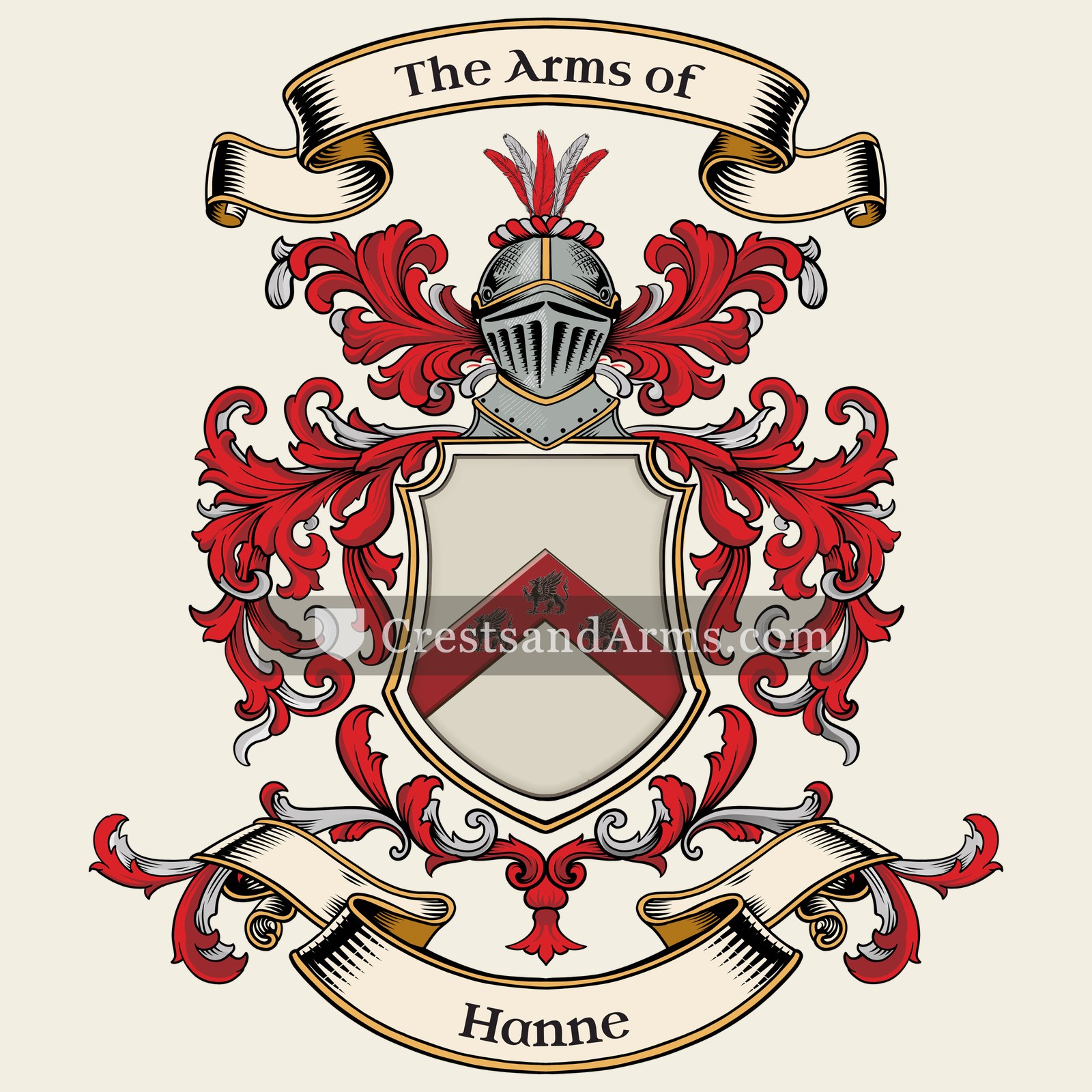 The Hanne coat of arms