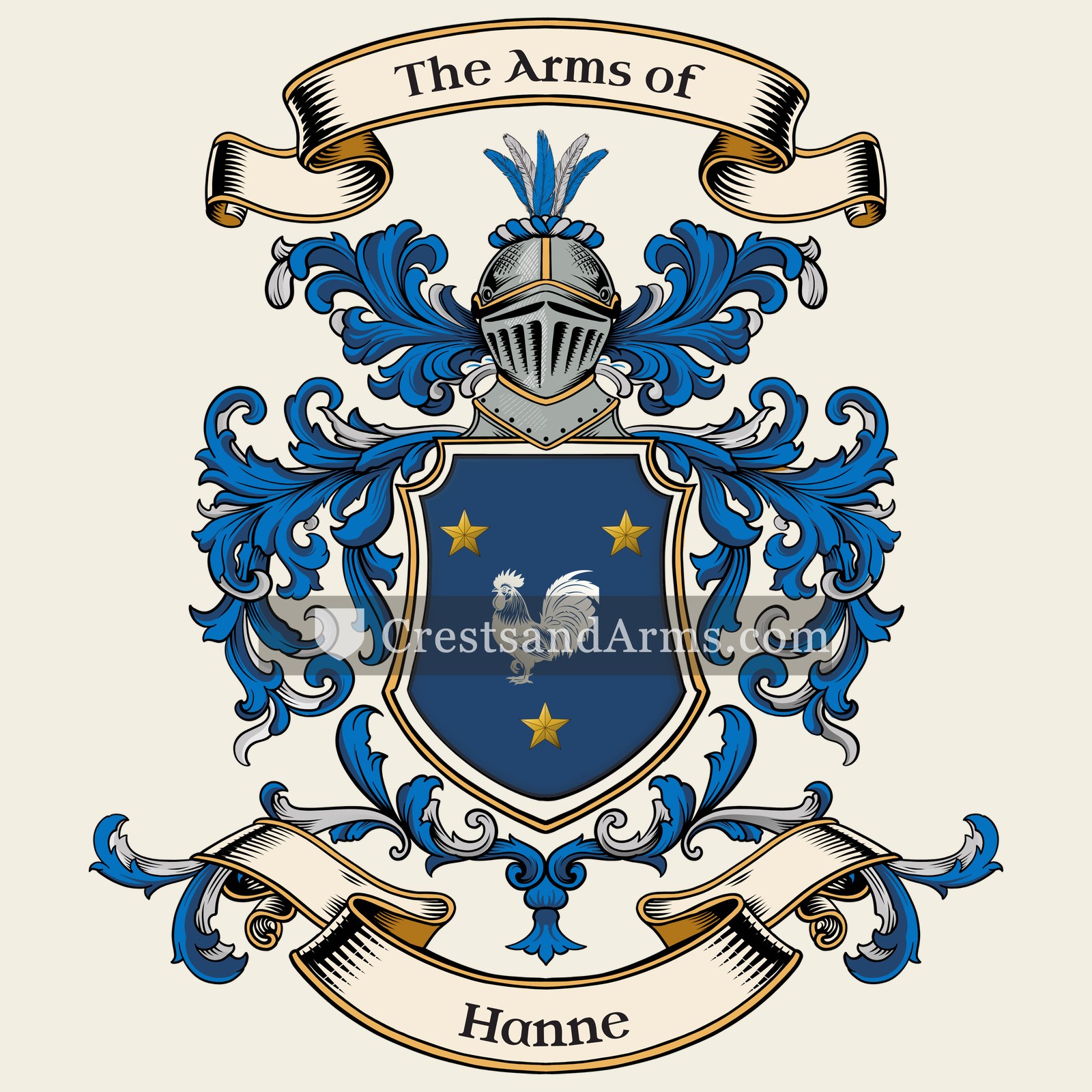 The Hanne coat of arms