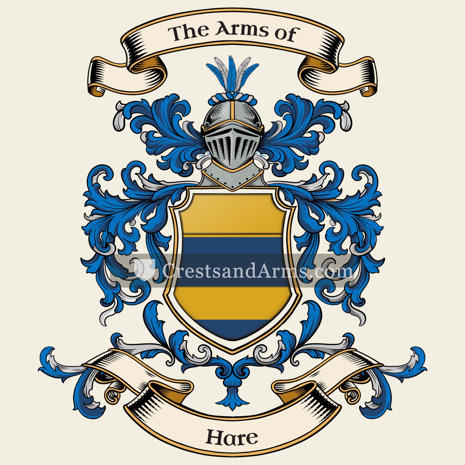 The Hare coat of arms