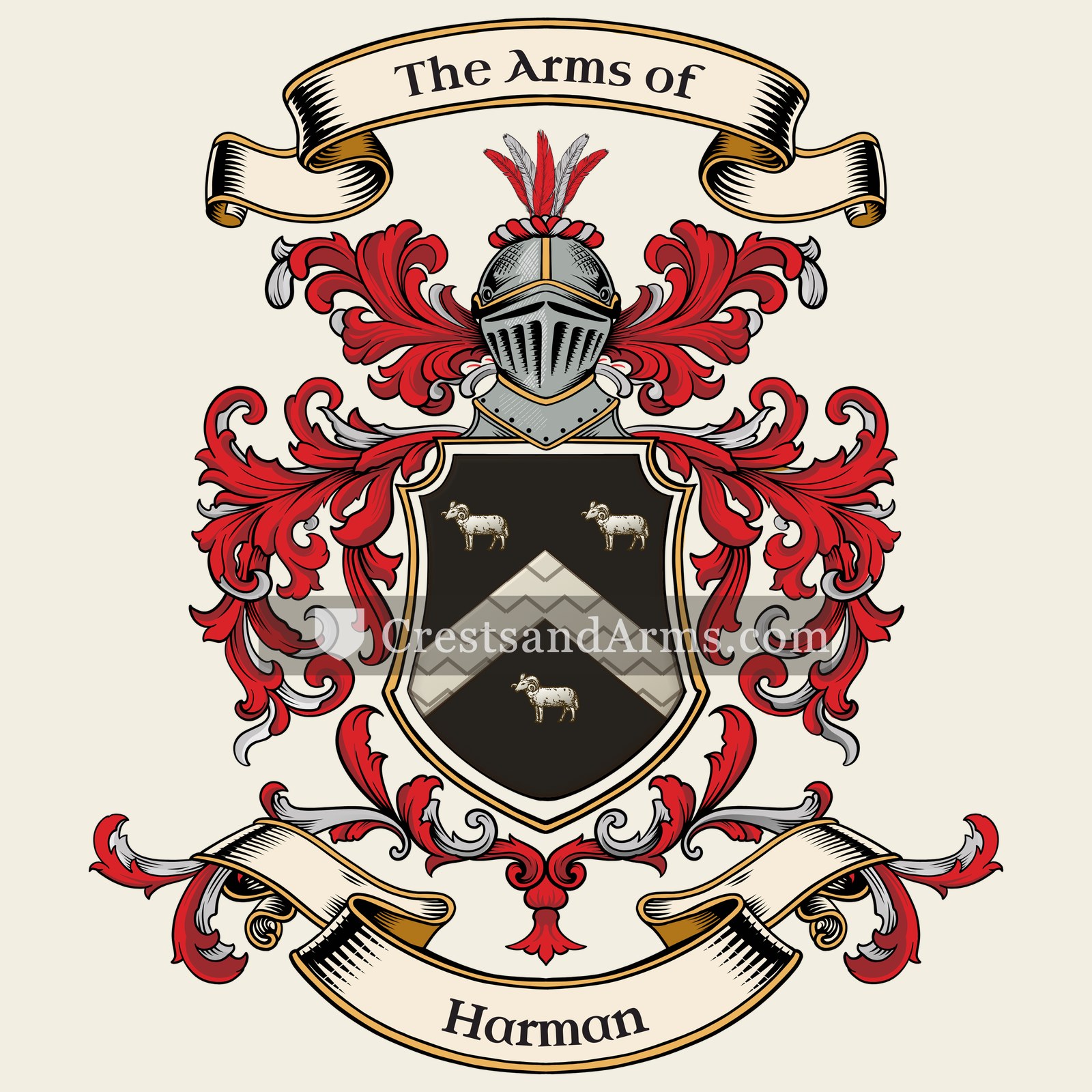 The Harman coat of arms
