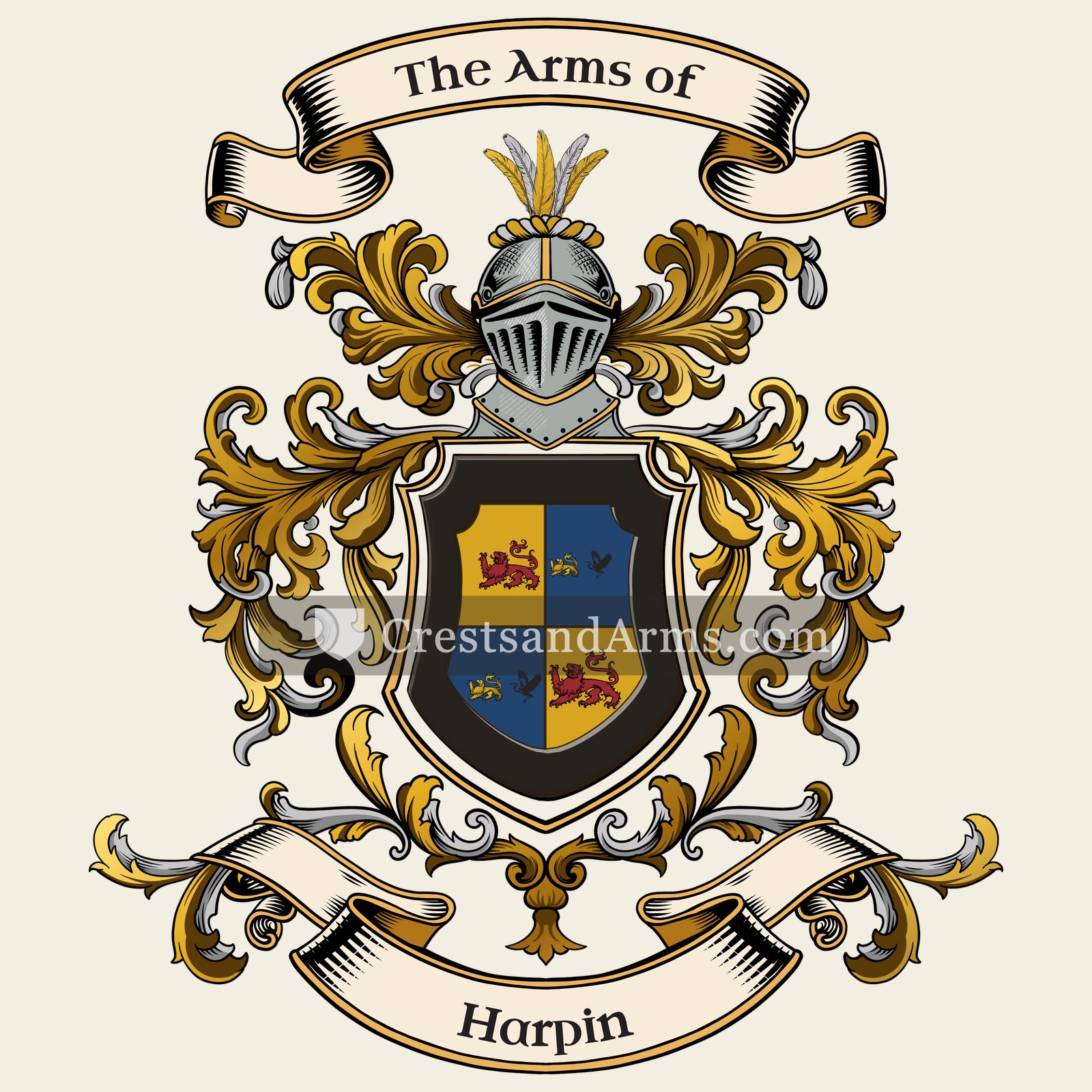 The Harpin coat of arms