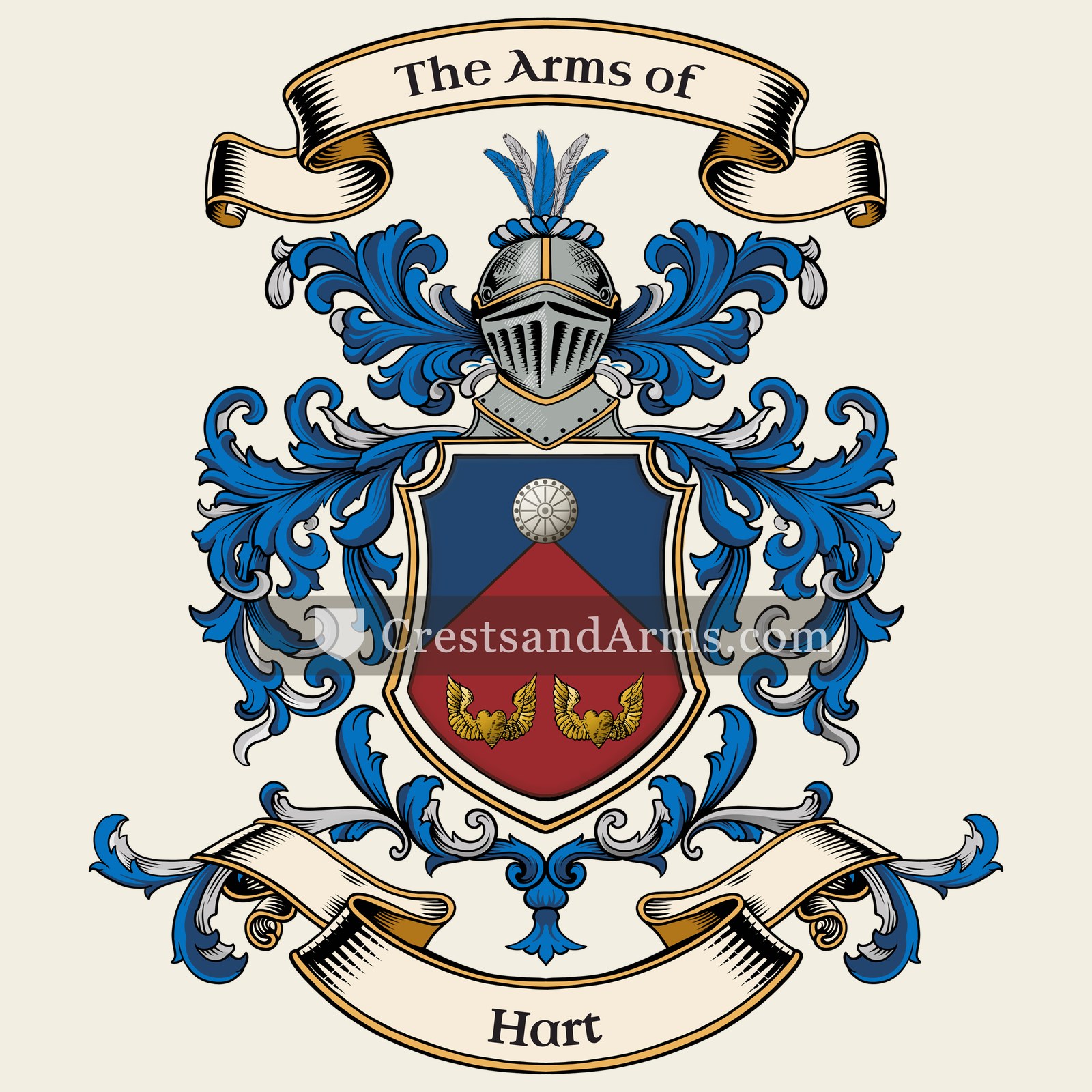 The Hart coat of arms