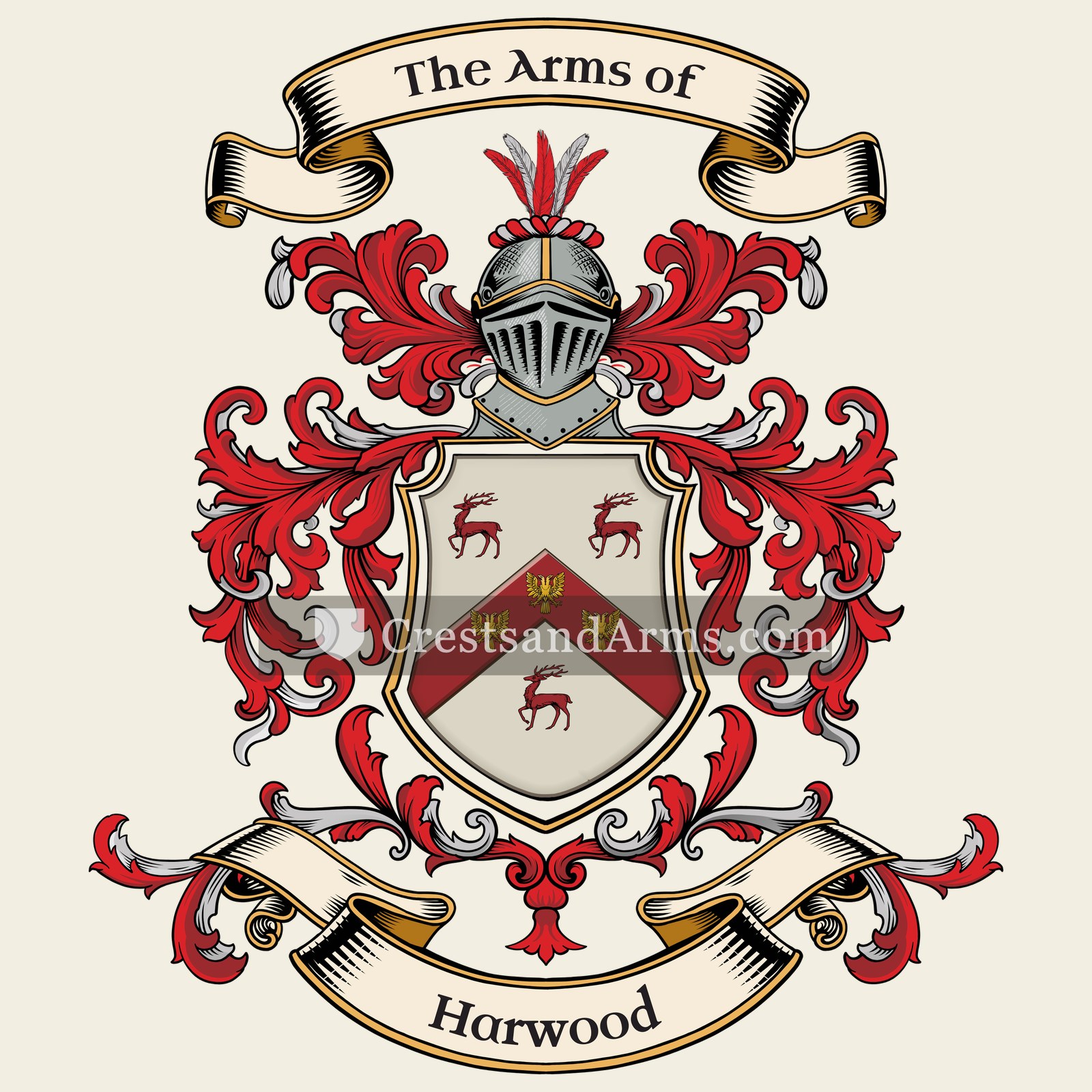 The Harwood coat of arms