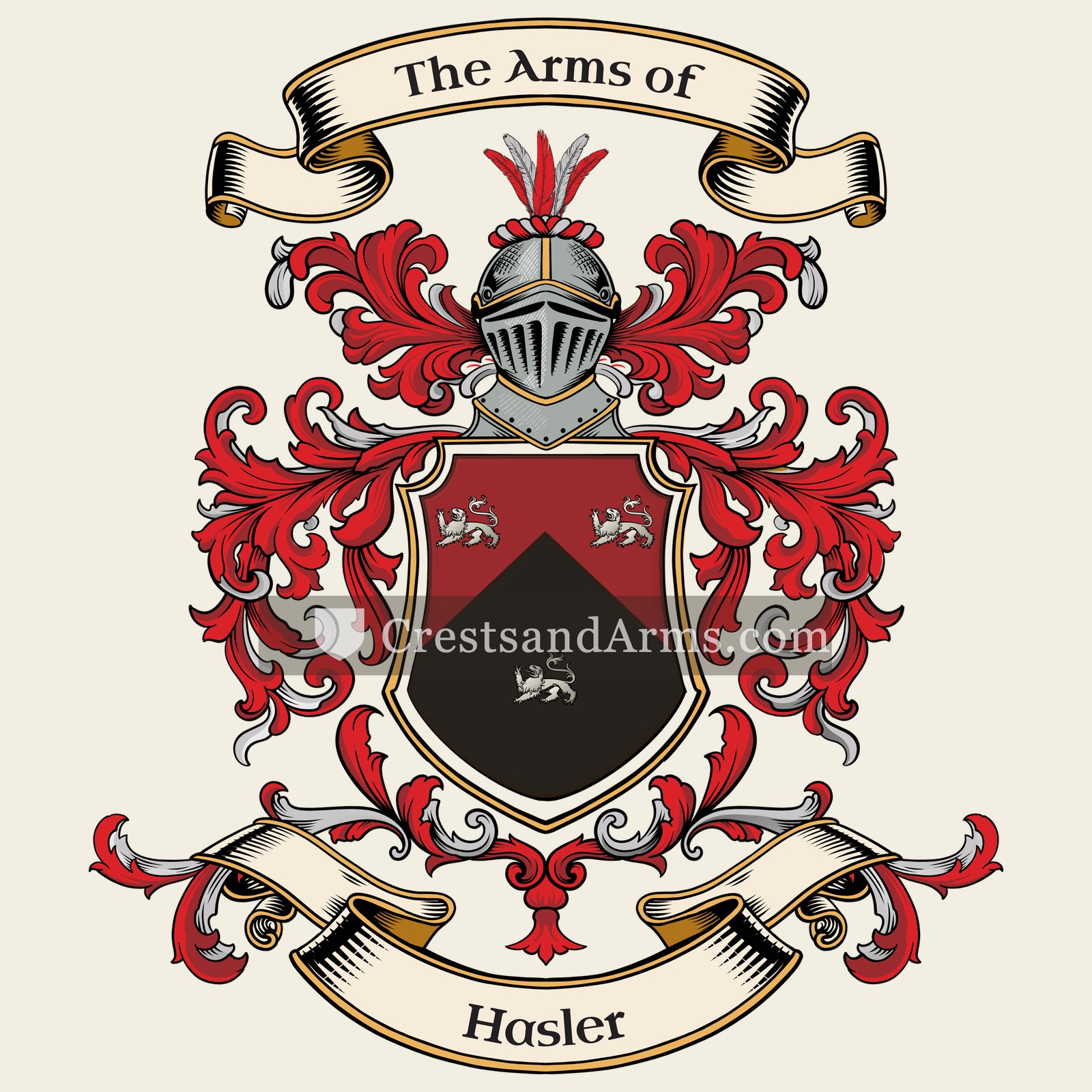 The Hasler coat of arms