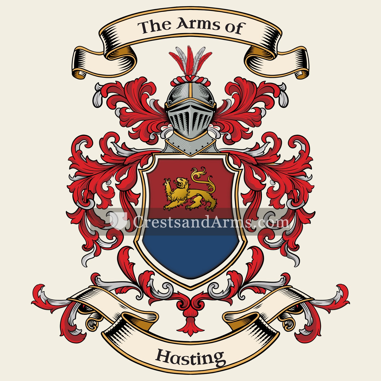 The Hasting coat of arms