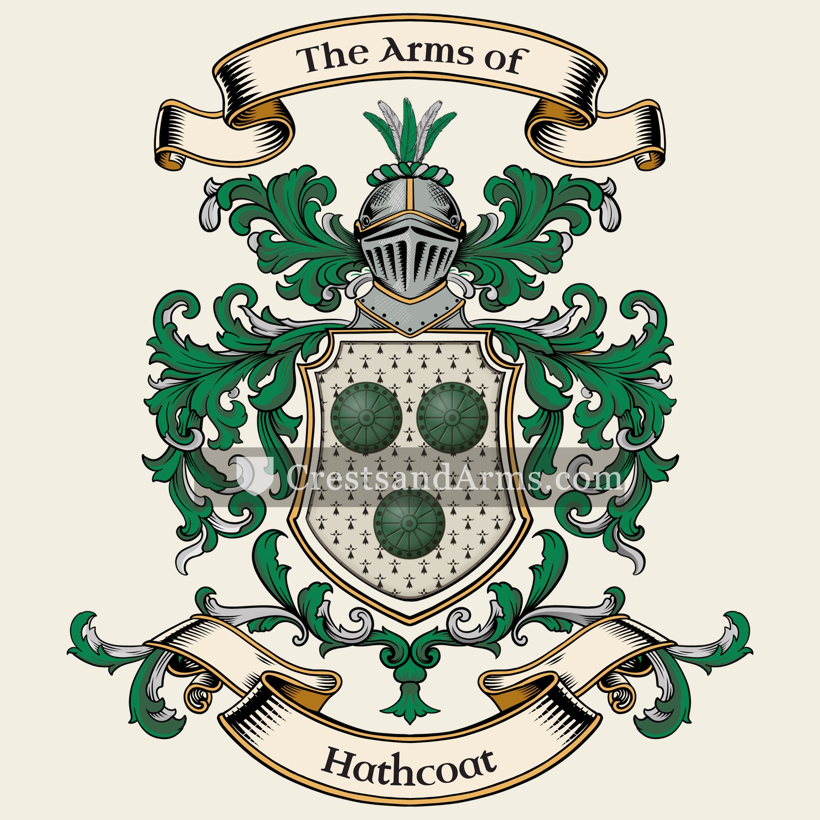 The Hathcoat coat of arms
