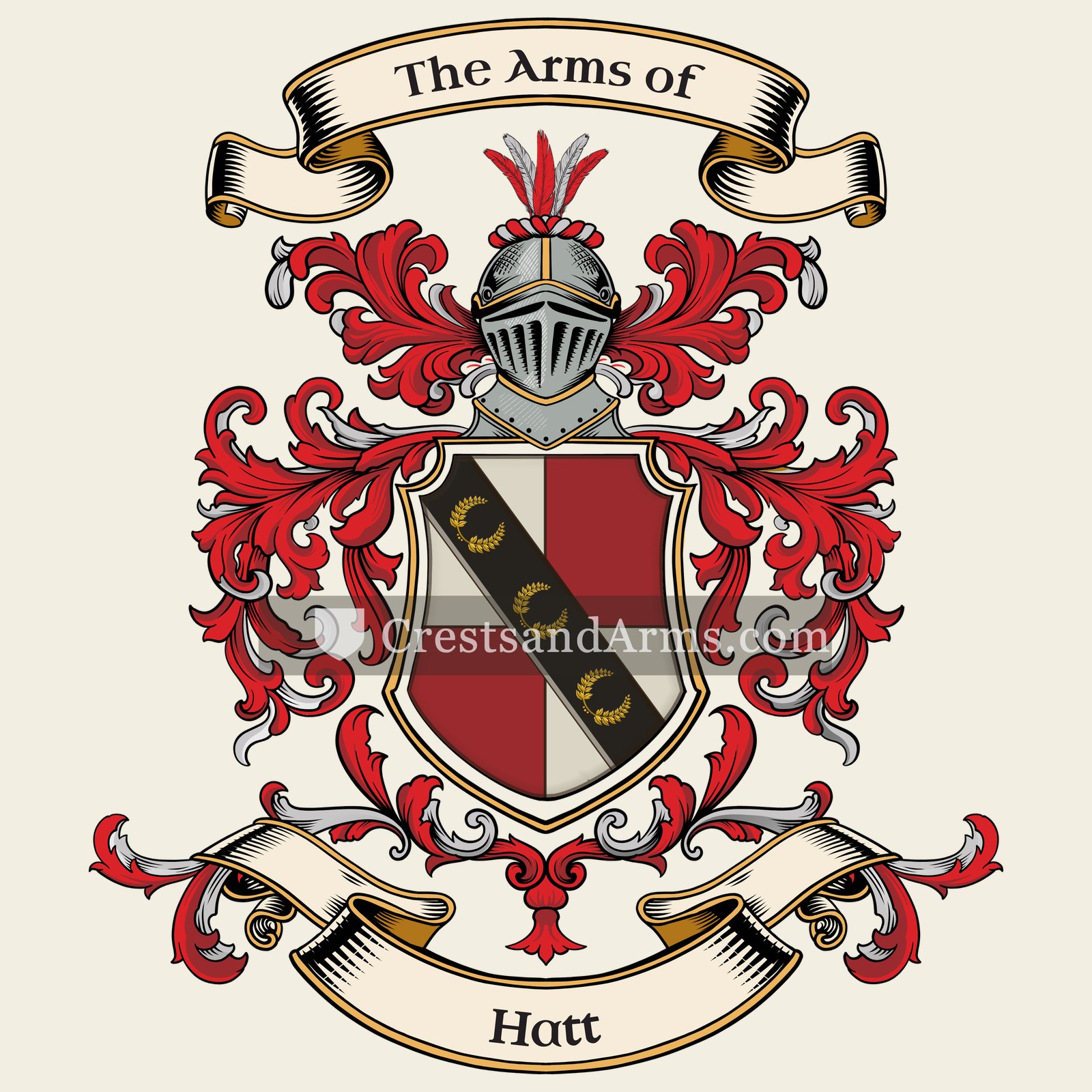 The Hatt coat of arms