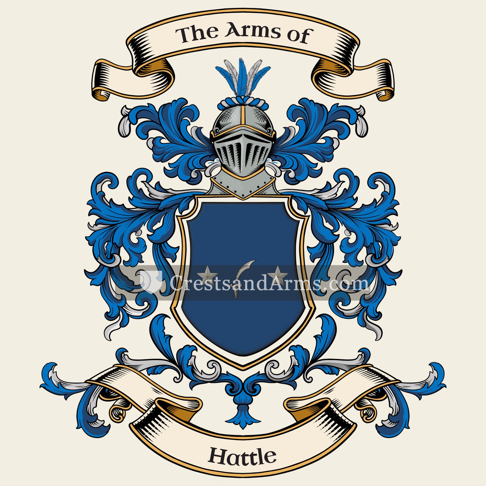 The Hattle coat of arms