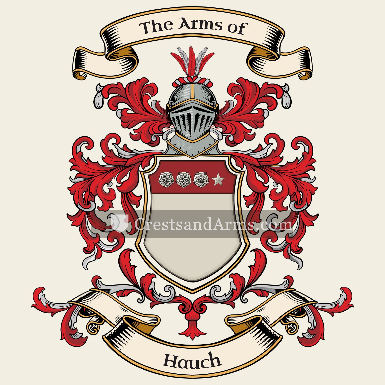 The Hauch coat of arms