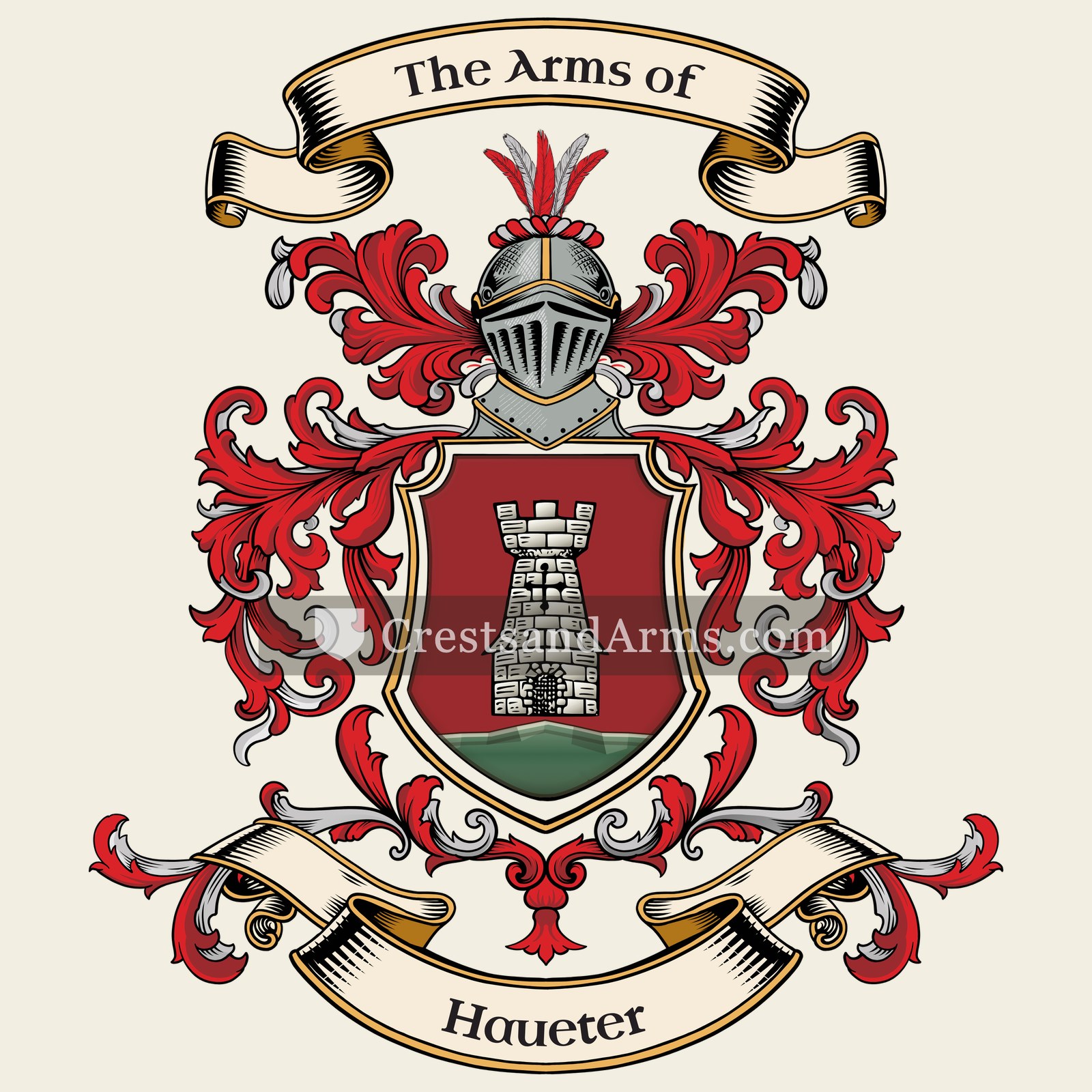 The Haueter coat of arms