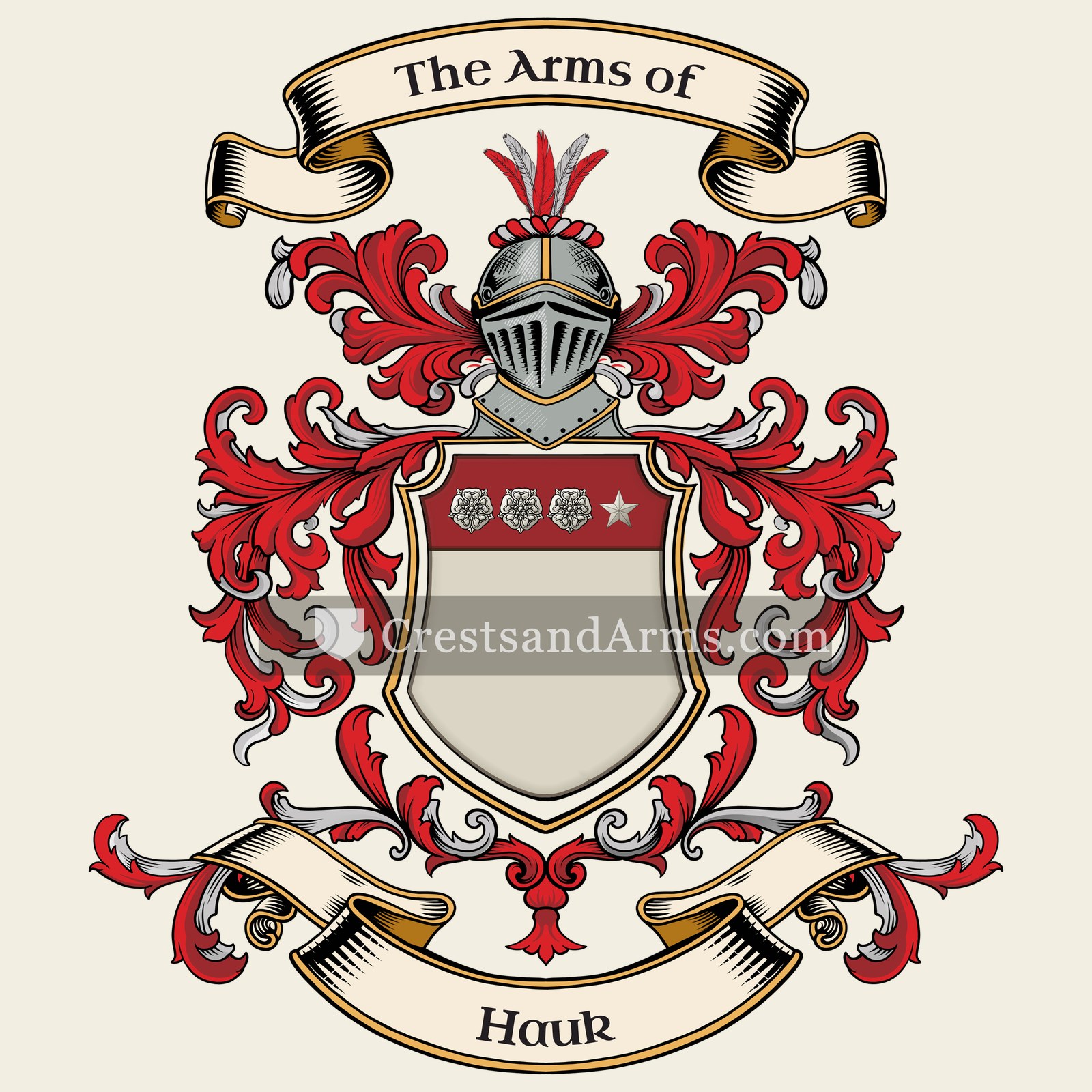 The Hauk coat of arms