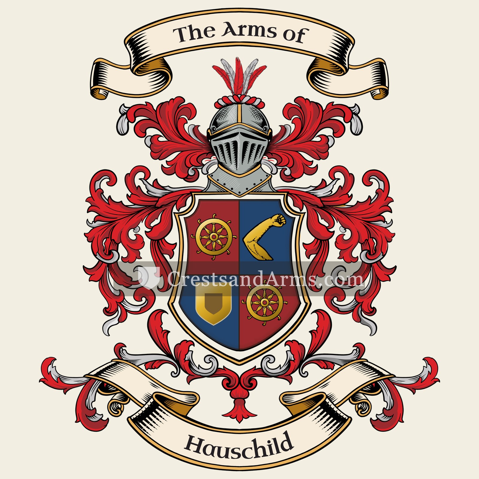 The Hauschild coat of arms