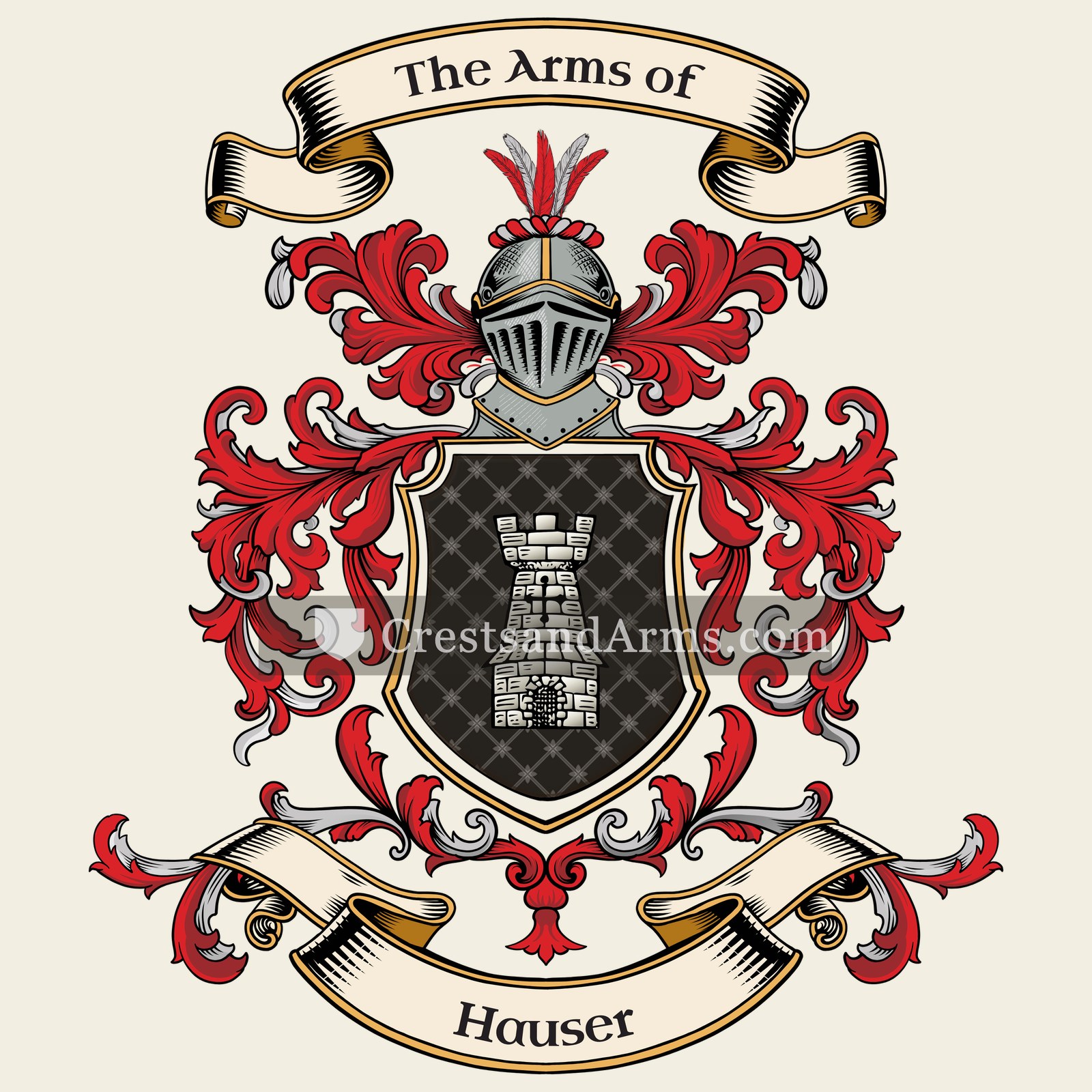 The Hauser coat of arms