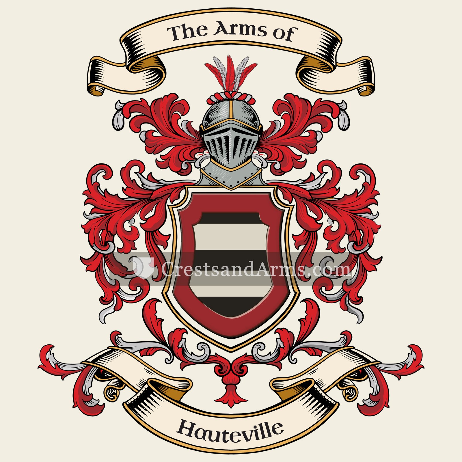 The Hauteville coat of arms