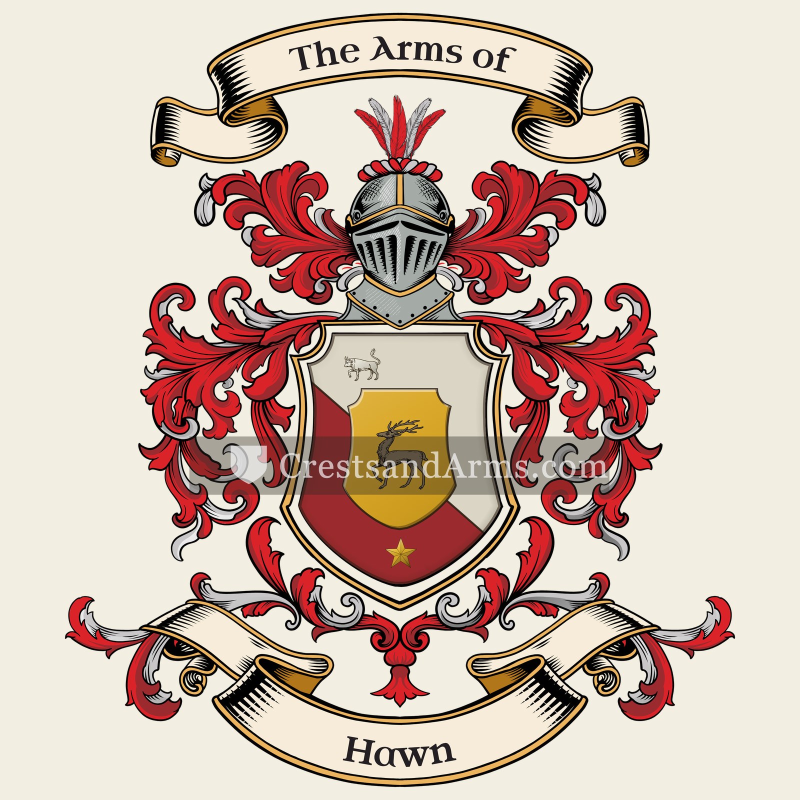 The Hawn coat of arms