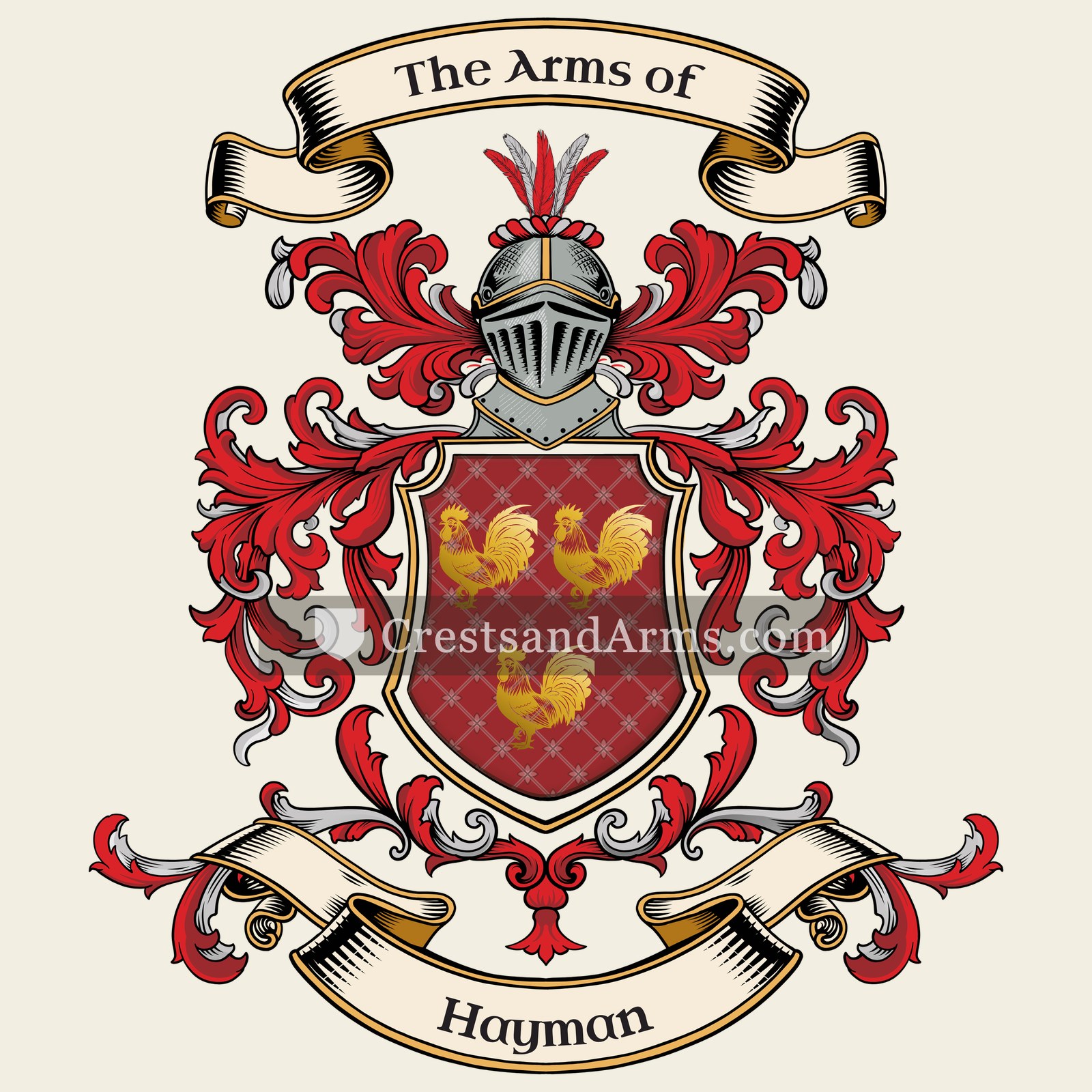 The Hayman coat of arms